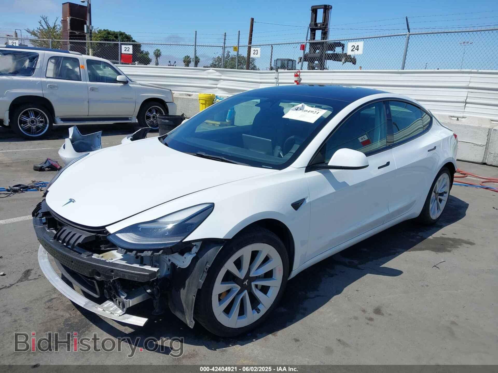 2021 TESLA MODEL 3 - VIN: 5YJ3E1EA2MF087106 - Фото 2