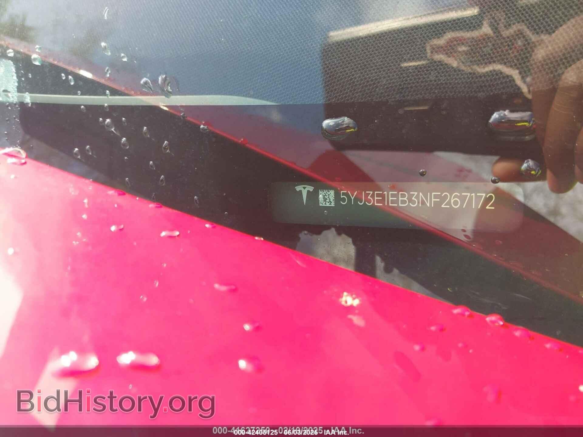 2022 TESLA MODEL 3 - VIN: 5YJ3E1EB3NF267172 - Фото 9