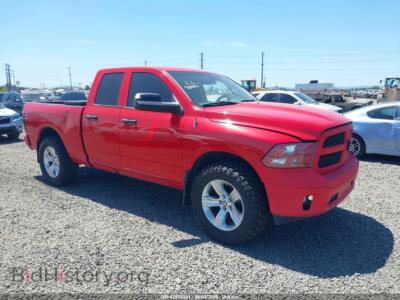 2013 RAM 1500 ST, red — VIN 1C6RR7FT6DS557634, IAAI