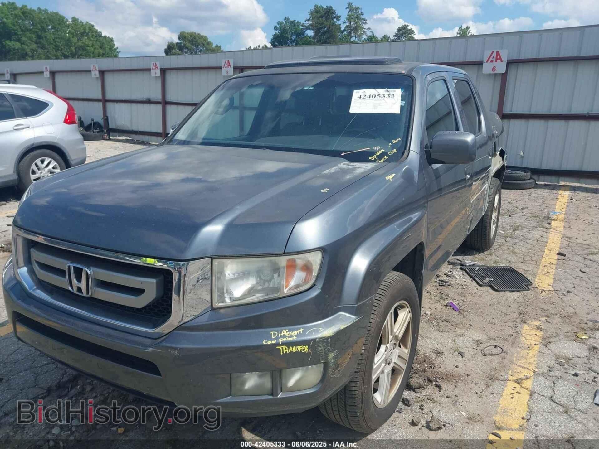 2011 HONDA RIDGELINE - VIN: 5FPYK1F57BB002085 - Фото 2