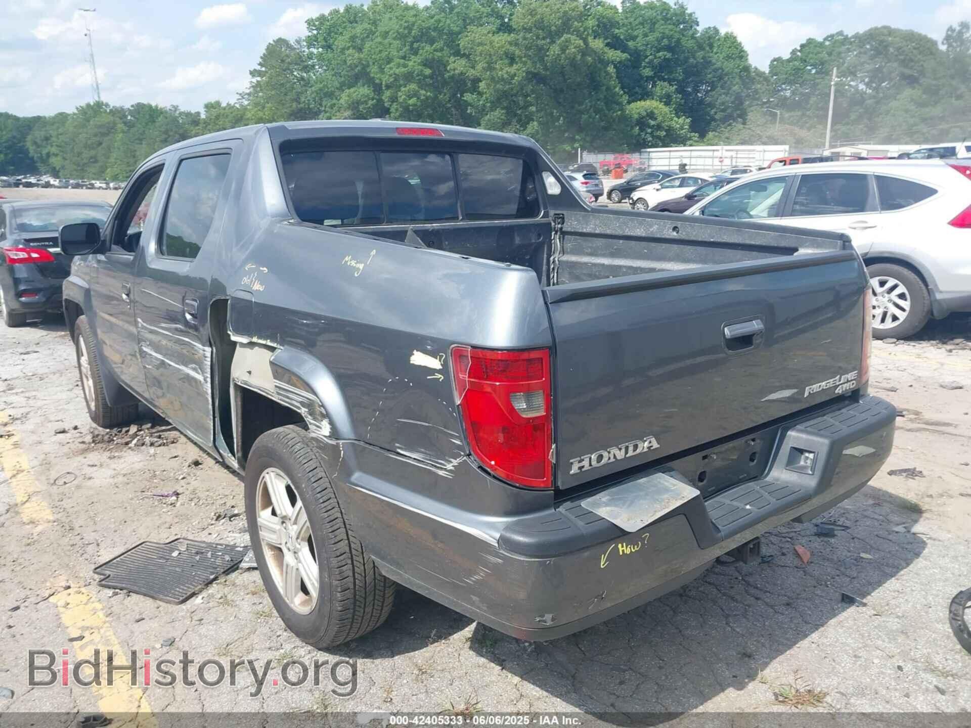 2011 HONDA RIDGELINE - VIN: 5FPYK1F57BB002085 - Фото 3