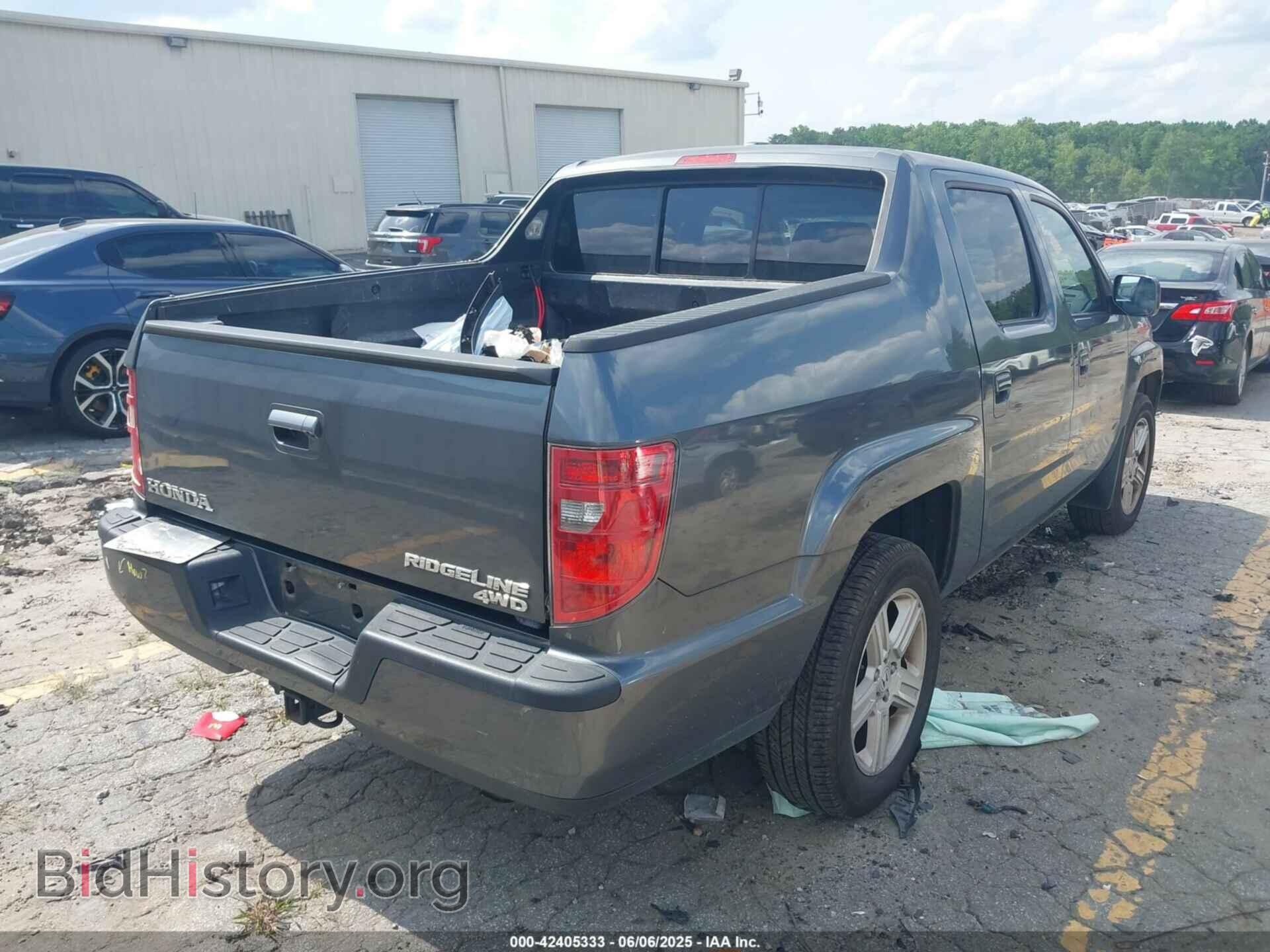 2011 HONDA RIDGELINE - VIN: 5FPYK1F57BB002085 - Фото 4