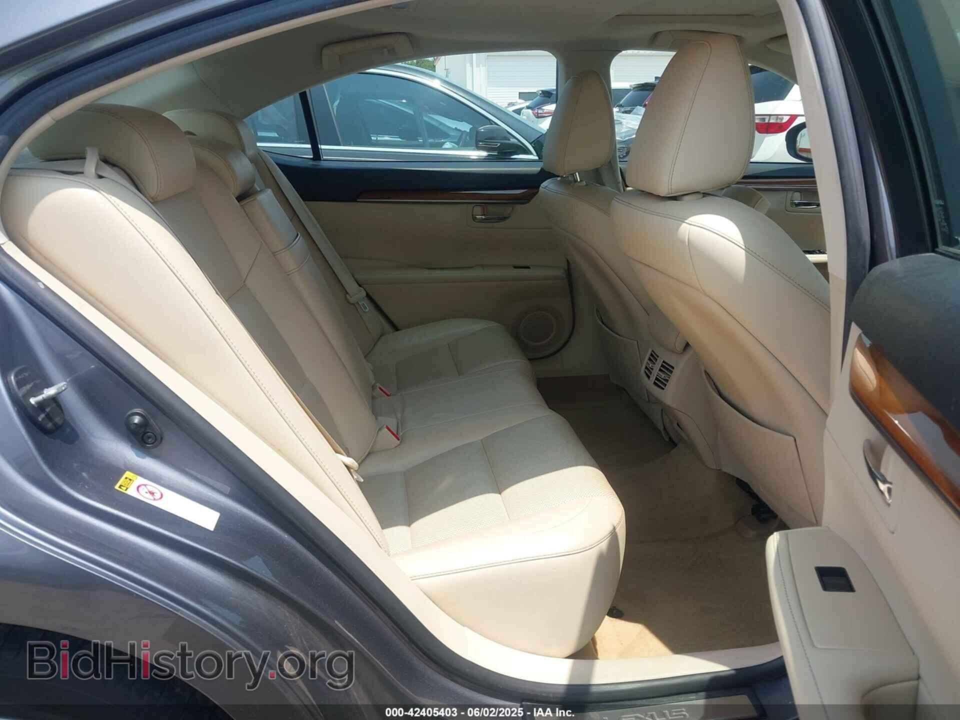 2013 LEXUS ES 300H - VIN: JTHBW1GG7D2023199 - Фото 8