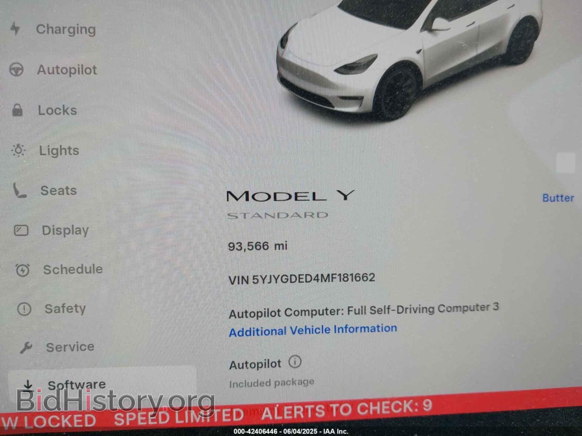 2021 TESLA MODEL Y - VIN: 5YJYGDED4MF181662 - Фото 7