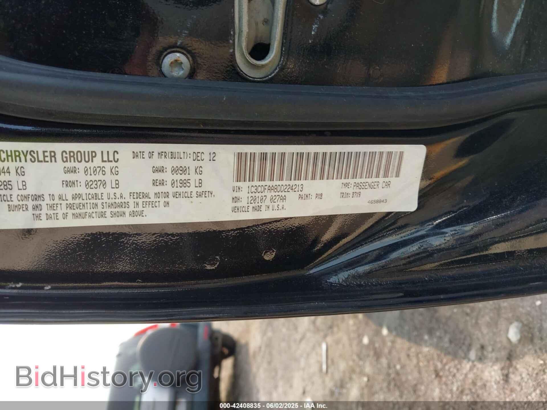 2013 DODGE DART - VIN: 1C3CDFAA8DD224213 - Photo 9