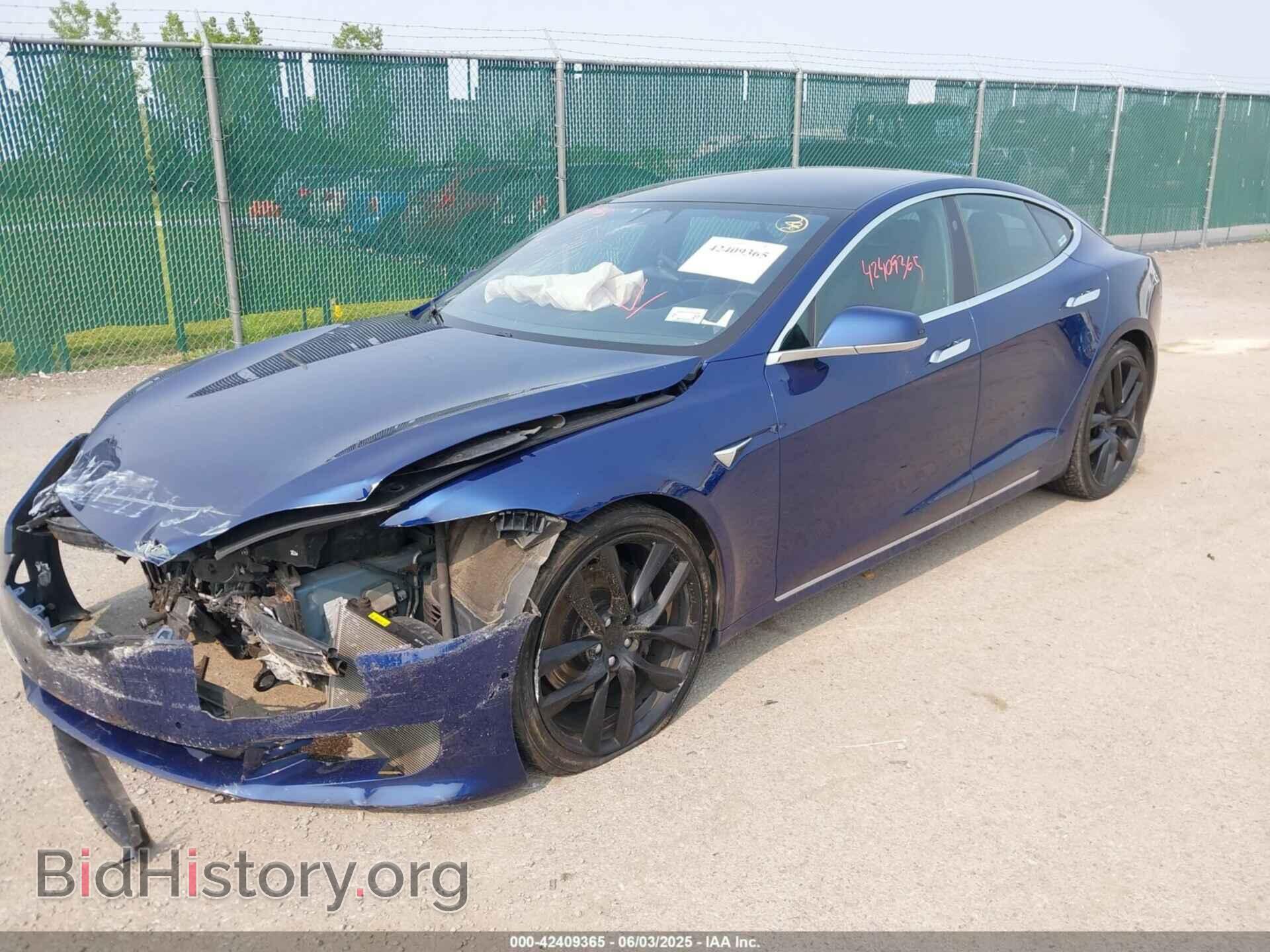 2017 TESLA MODEL S - VIN: 5YJSA1E27HF192505 - Фото 2
