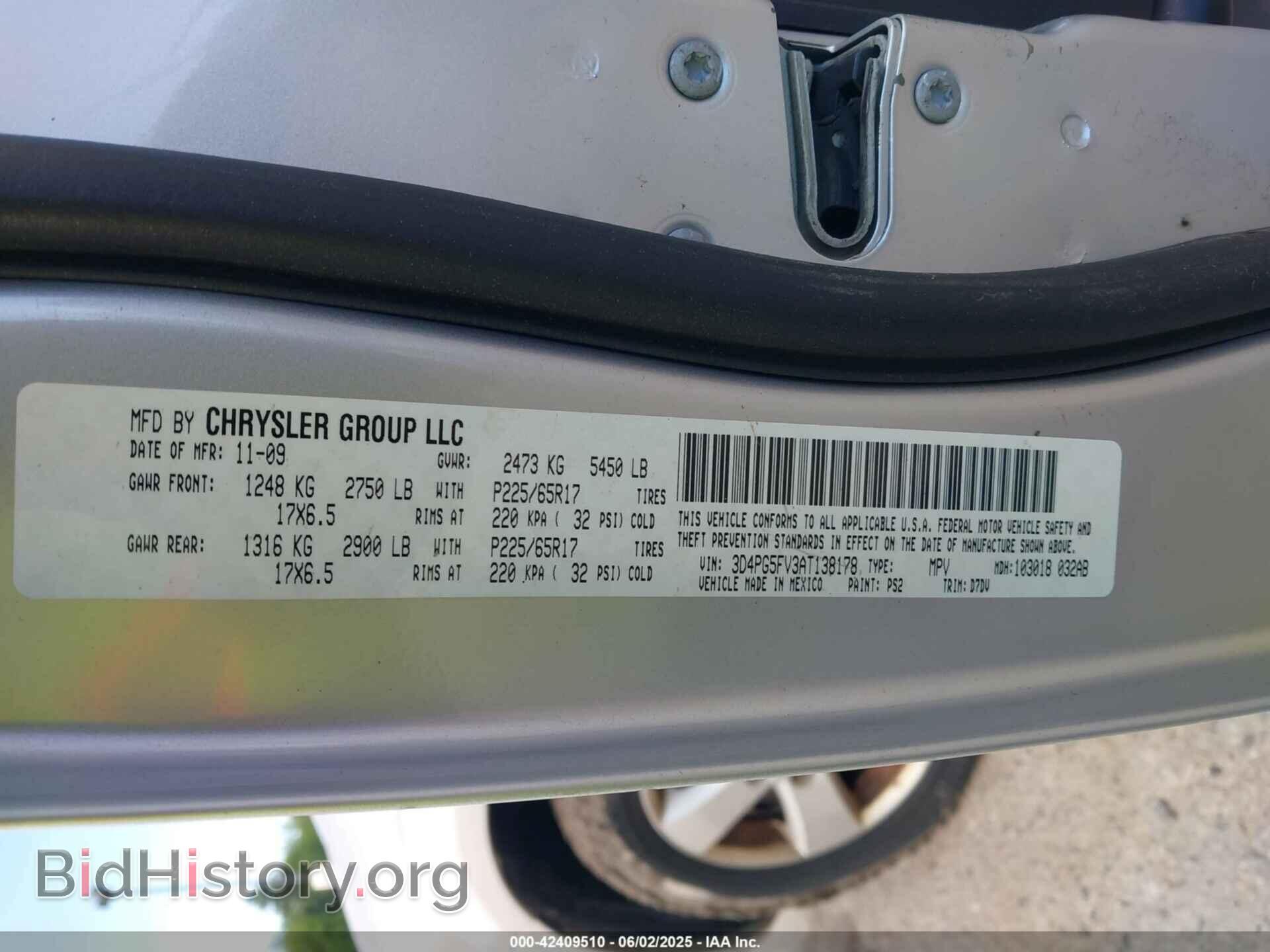 2010 DODGE JOURNEY - VIN: 3D4PG5FV3AT138178 - Фото 9