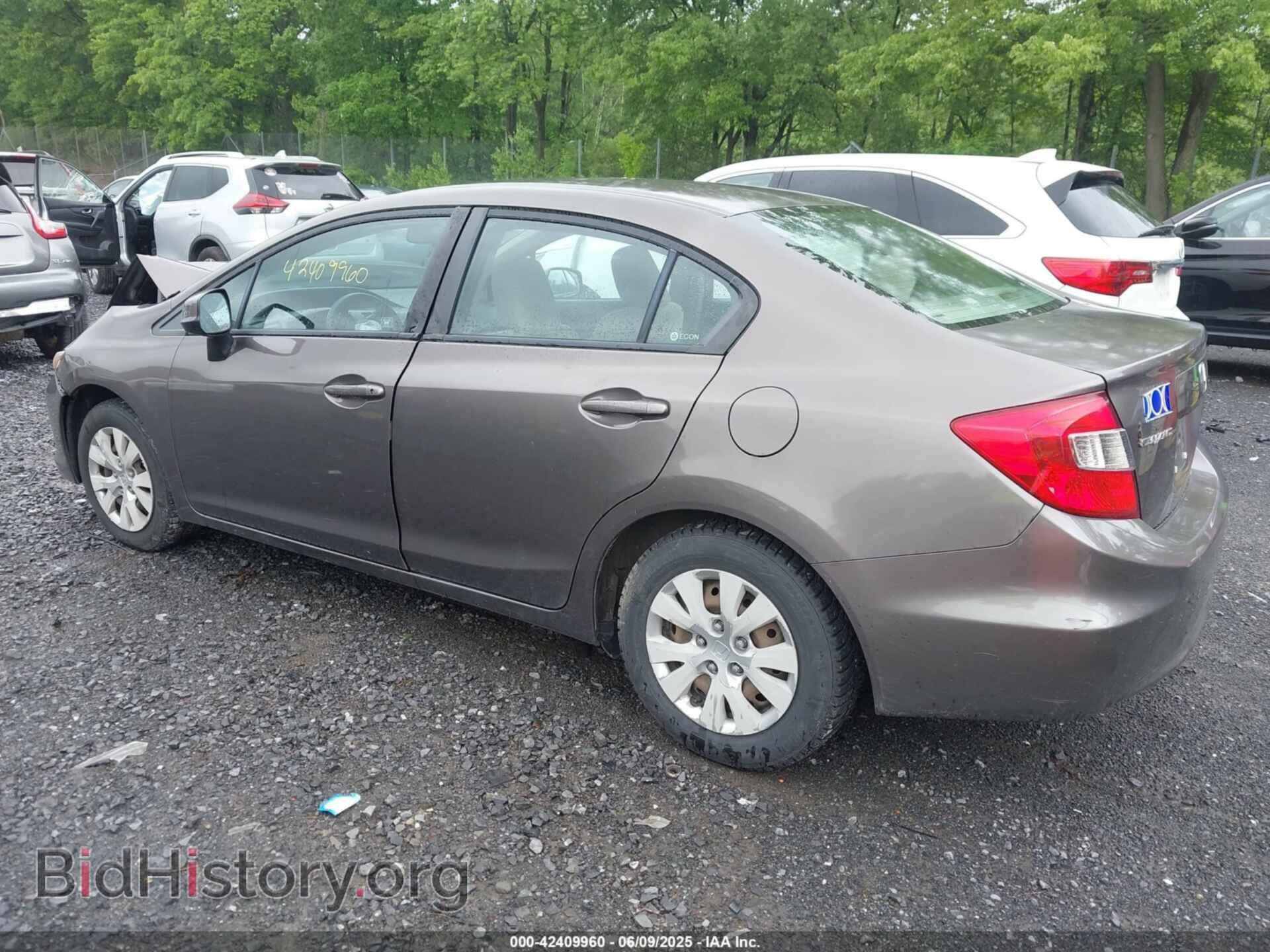 2012 HONDA CIVIC - VIN: 2HGFB2F53CH554234 - Фото 3
