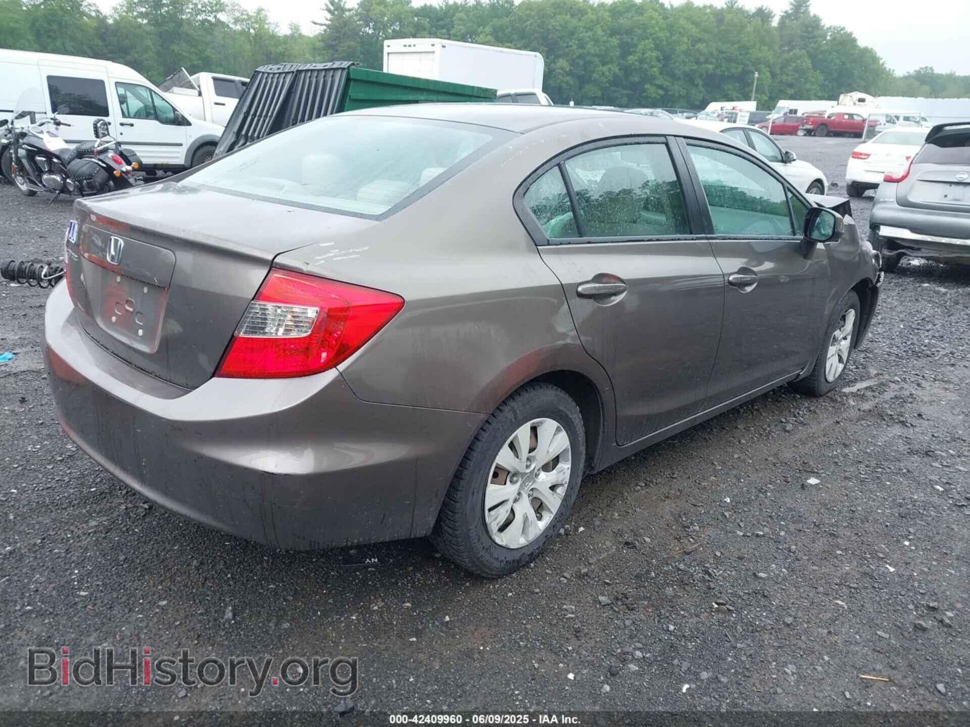 2012 HONDA CIVIC - VIN: 2HGFB2F53CH554234 - Фото 4