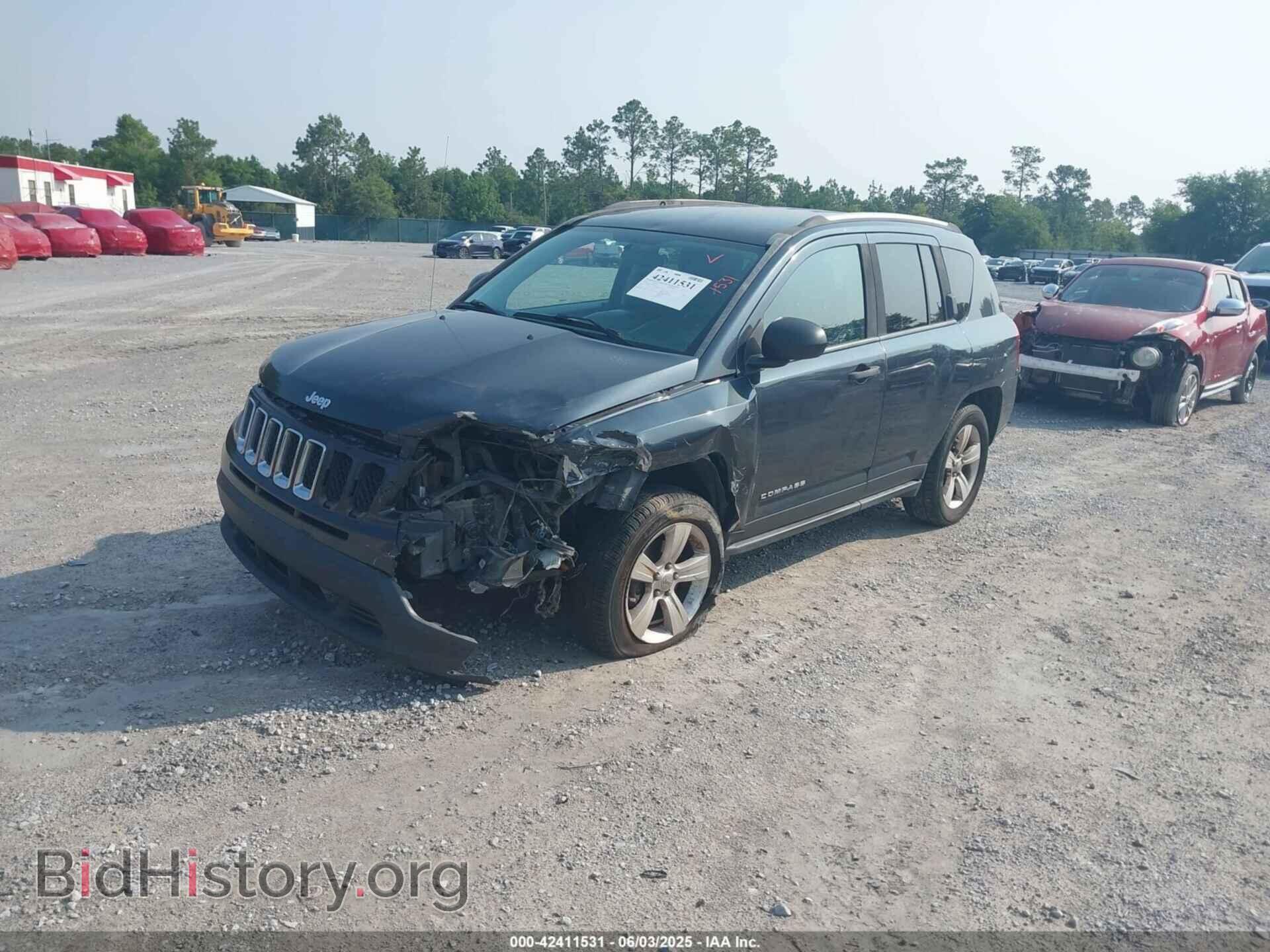 2014 JEEP COMPASS - VIN: 1C4NJCBB1ED737257 - Фото 2