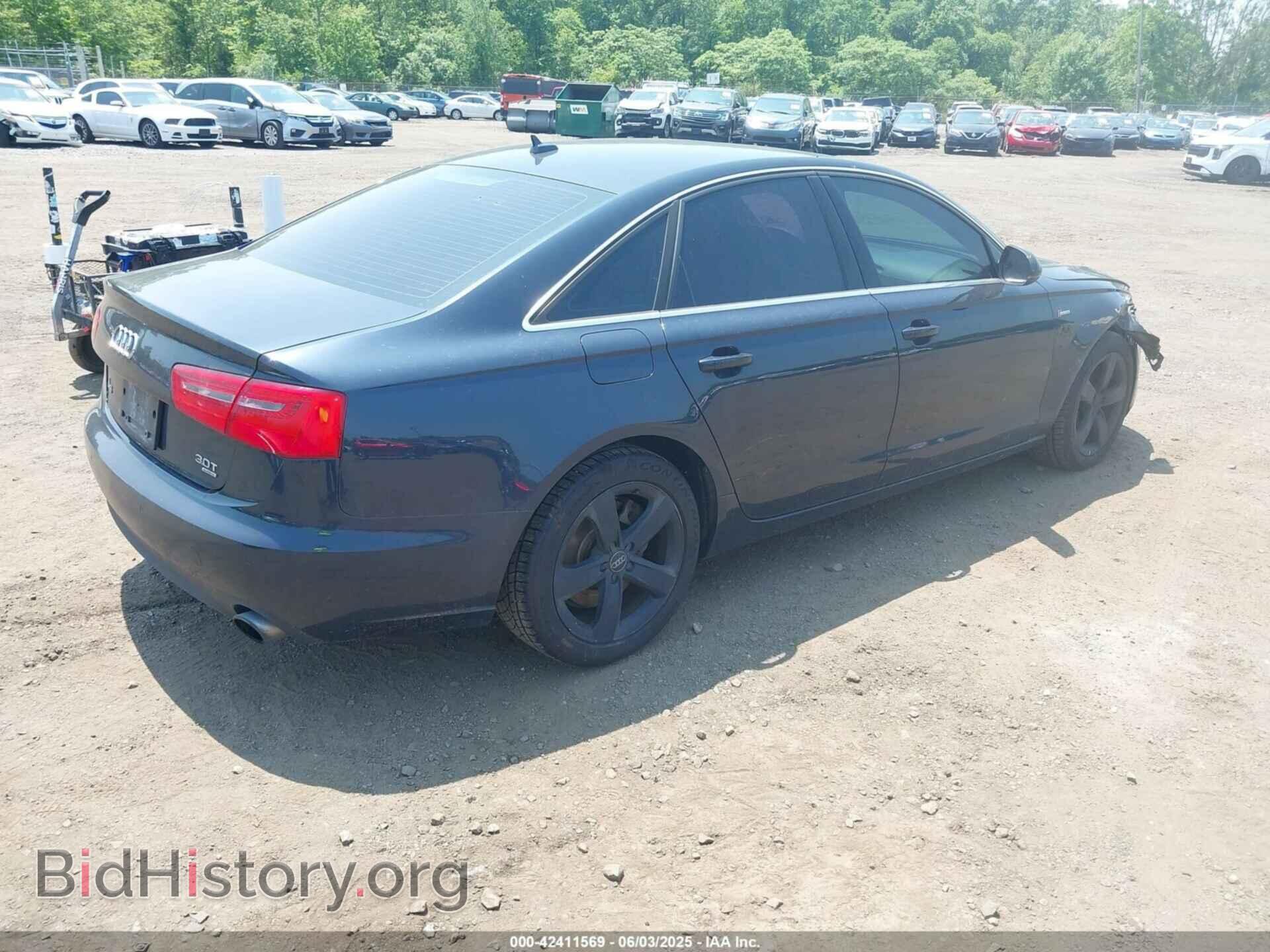 2012 AUDI A6 - VIN: WAUGGAFC8CN175070 - Фото 4