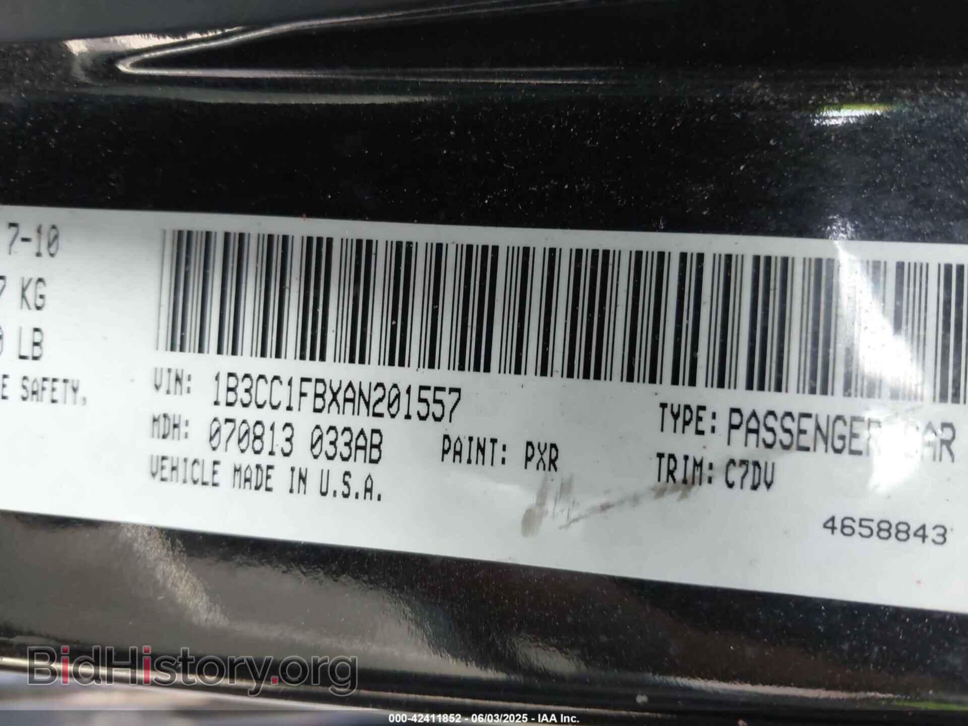 2010 DODGE AVENGER - VIN: 1B3CC1FBXAN201557 - Photo 9