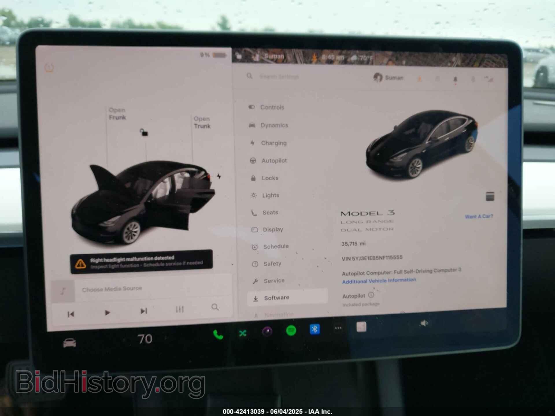 2022 TESLA MODEL 3 - VIN: 5YJ3E1EB5NF115555 - Фото 7