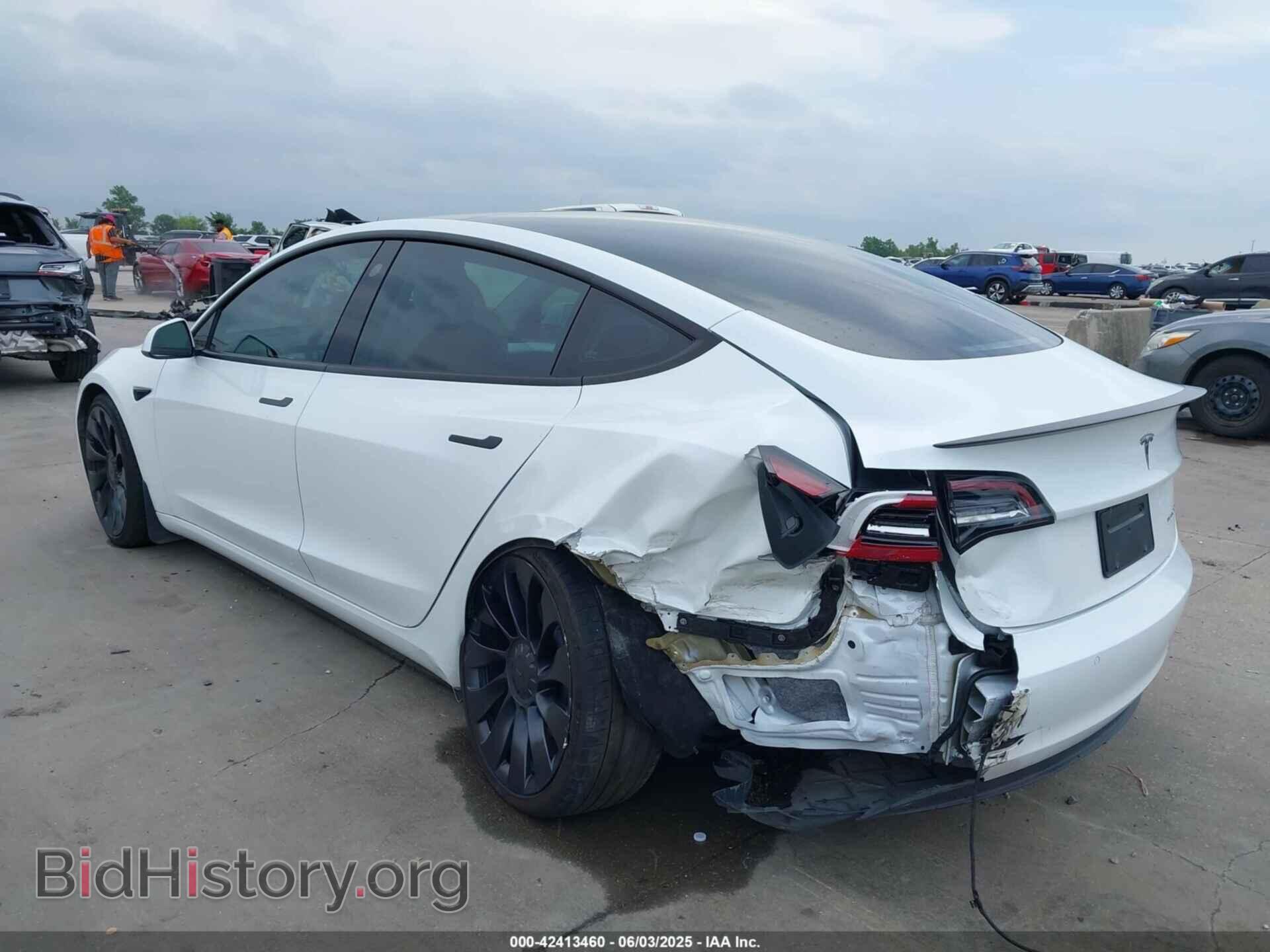 2022 TESLA MODEL 3 - VIN: 5YJ3E1EC8NF347754 - Фото 3