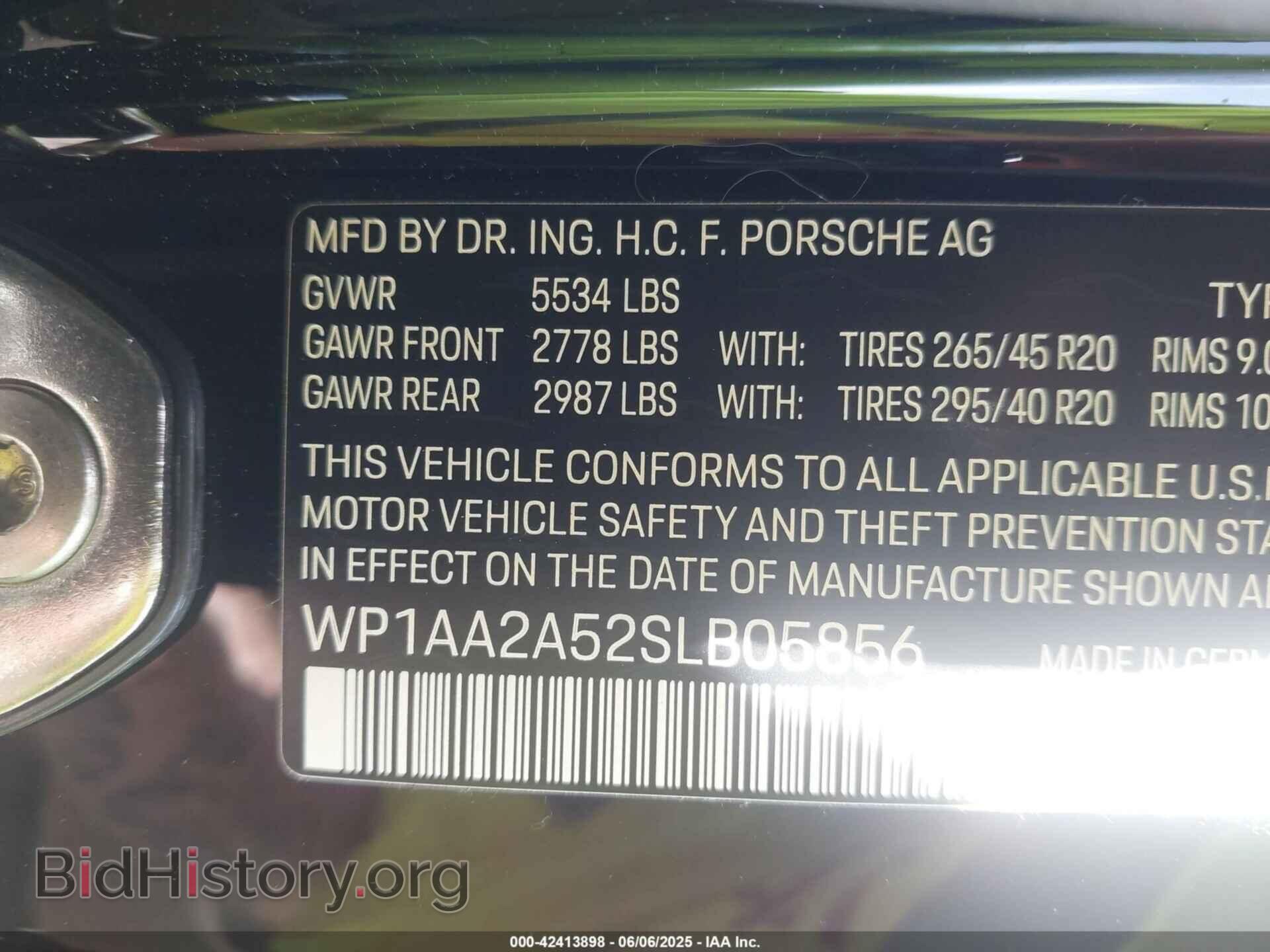 2025 PORSCHE MACAN - VIN: WP1AA2A52SLB05856 - Photo 9