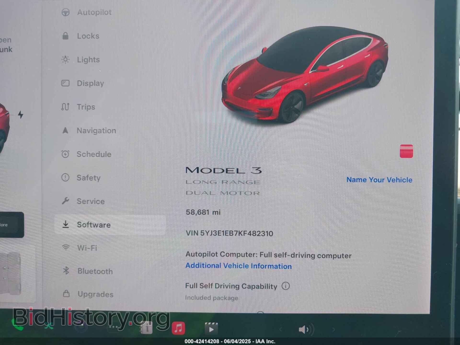 2019 TESLA MODEL 3 - VIN: 5YJ3E1EB7KF482310 - Photo 7