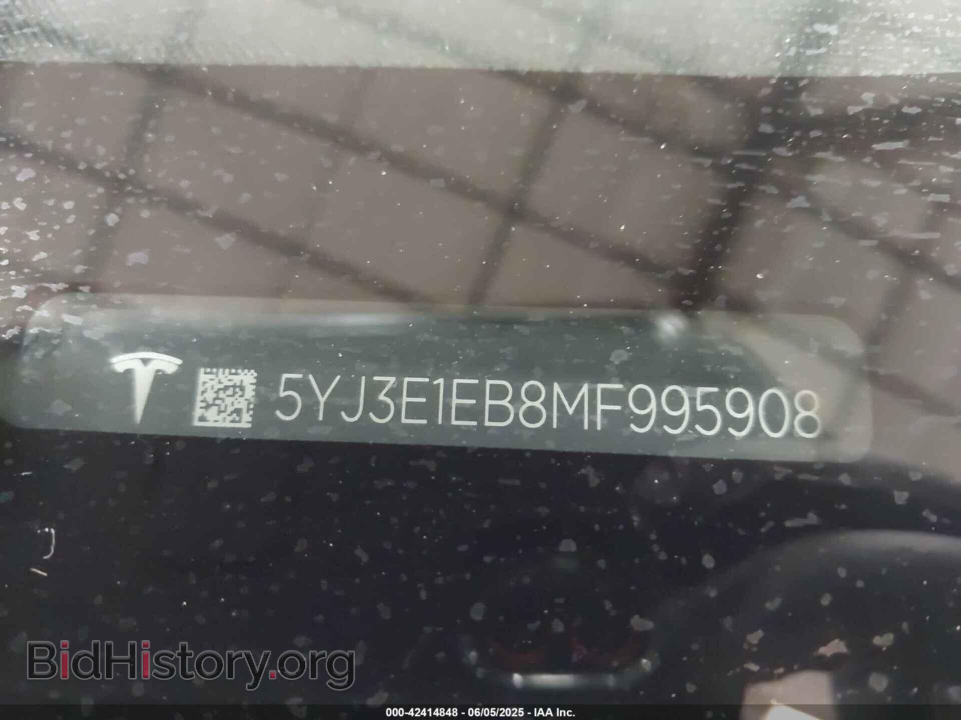 2021 TESLA MODEL 3 - VIN: 5YJ3E1EB8MF995908 - Фото 9
