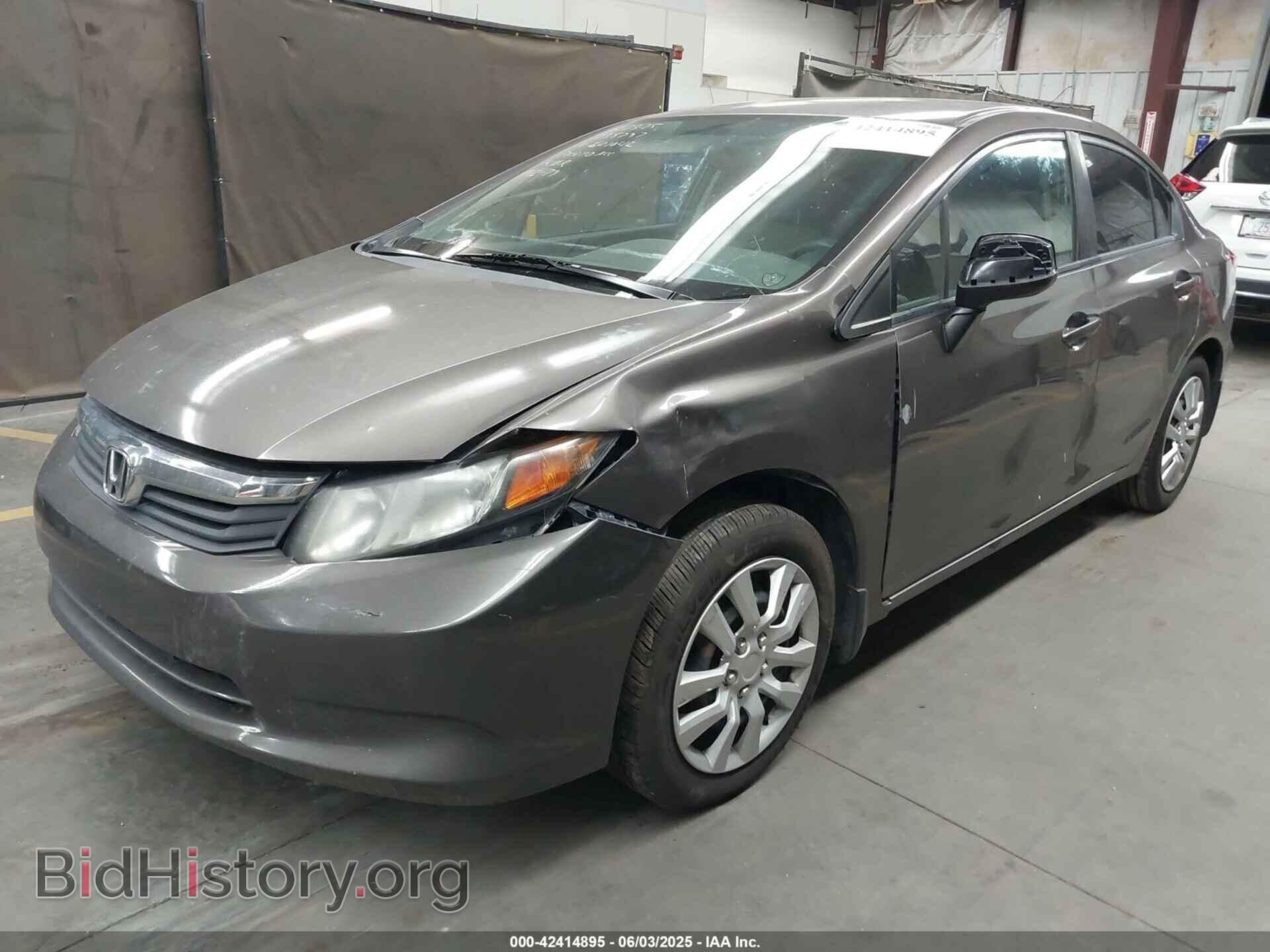 2012 HONDA CIVIC - VIN: 2HGFB2F50CH601042 - Фото 2