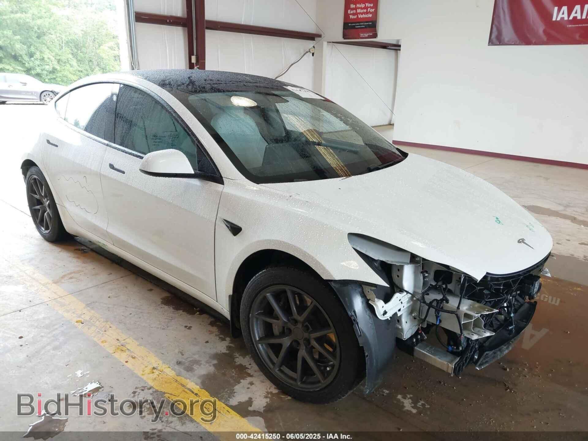 Фотография 5YJ3E1EB9MF903382 - TESLA MODEL 3 2021