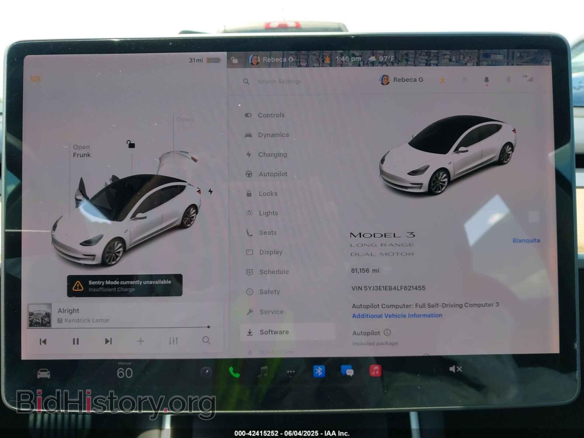 2020 TESLA MODEL 3 - VIN: 5YJ3E1EB4LF621455 - Фото 18