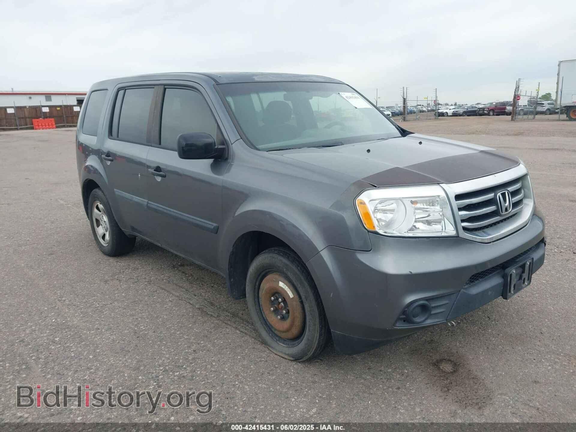 Фотография 5FNYF4H21DB028458 - HONDA PILOT 2013