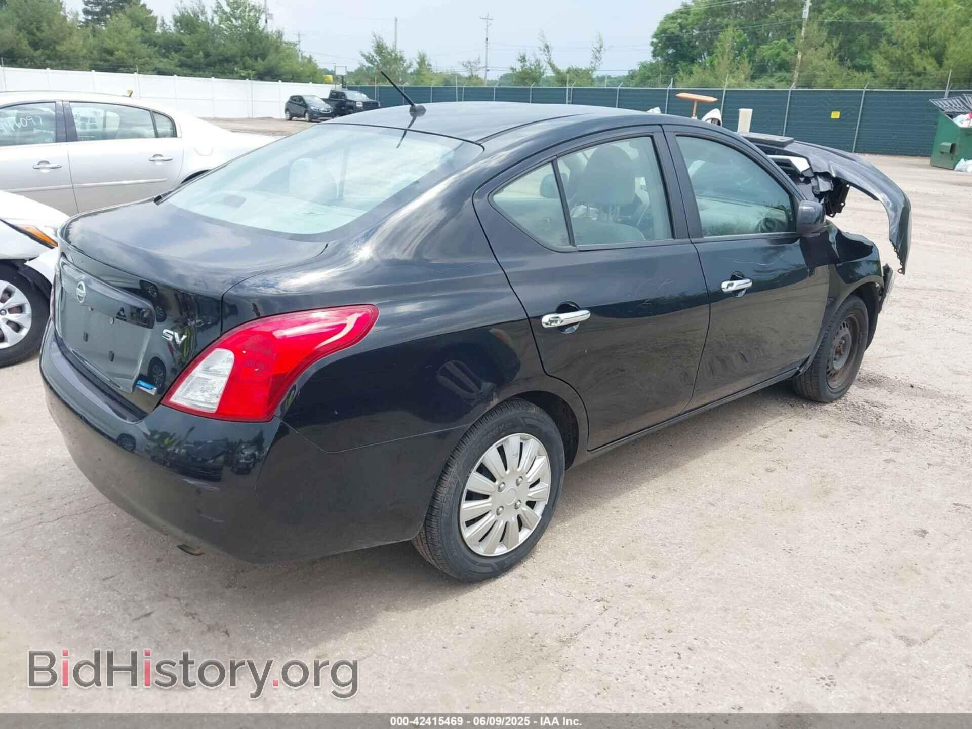 2012 NISSAN VERSA - VIN: 3N1CN7AP5CL825982 - Фото 4