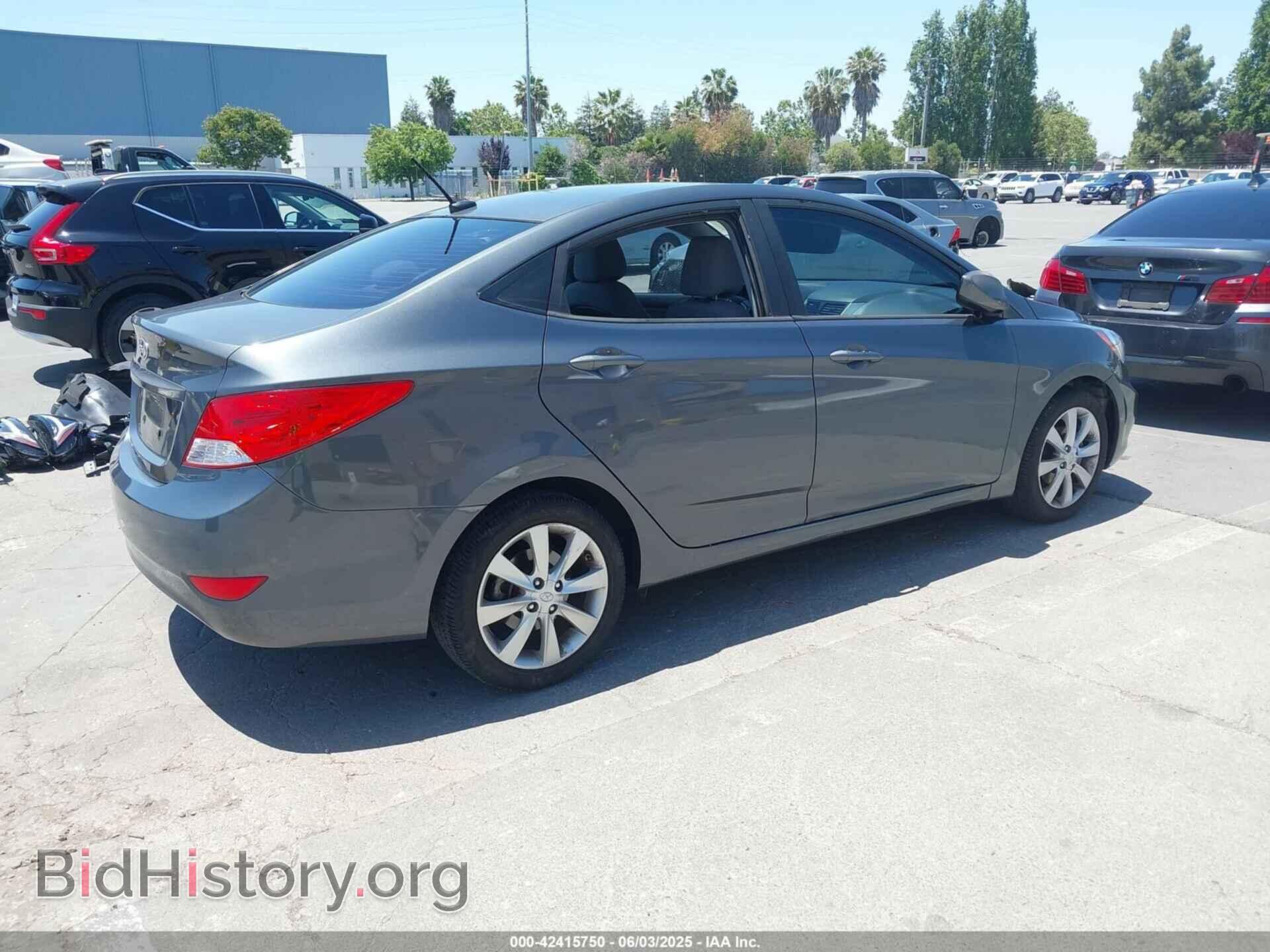 2013 HYUNDAI ACCENT - VIN: KMHCU4AE9DU427450 - Фото 4