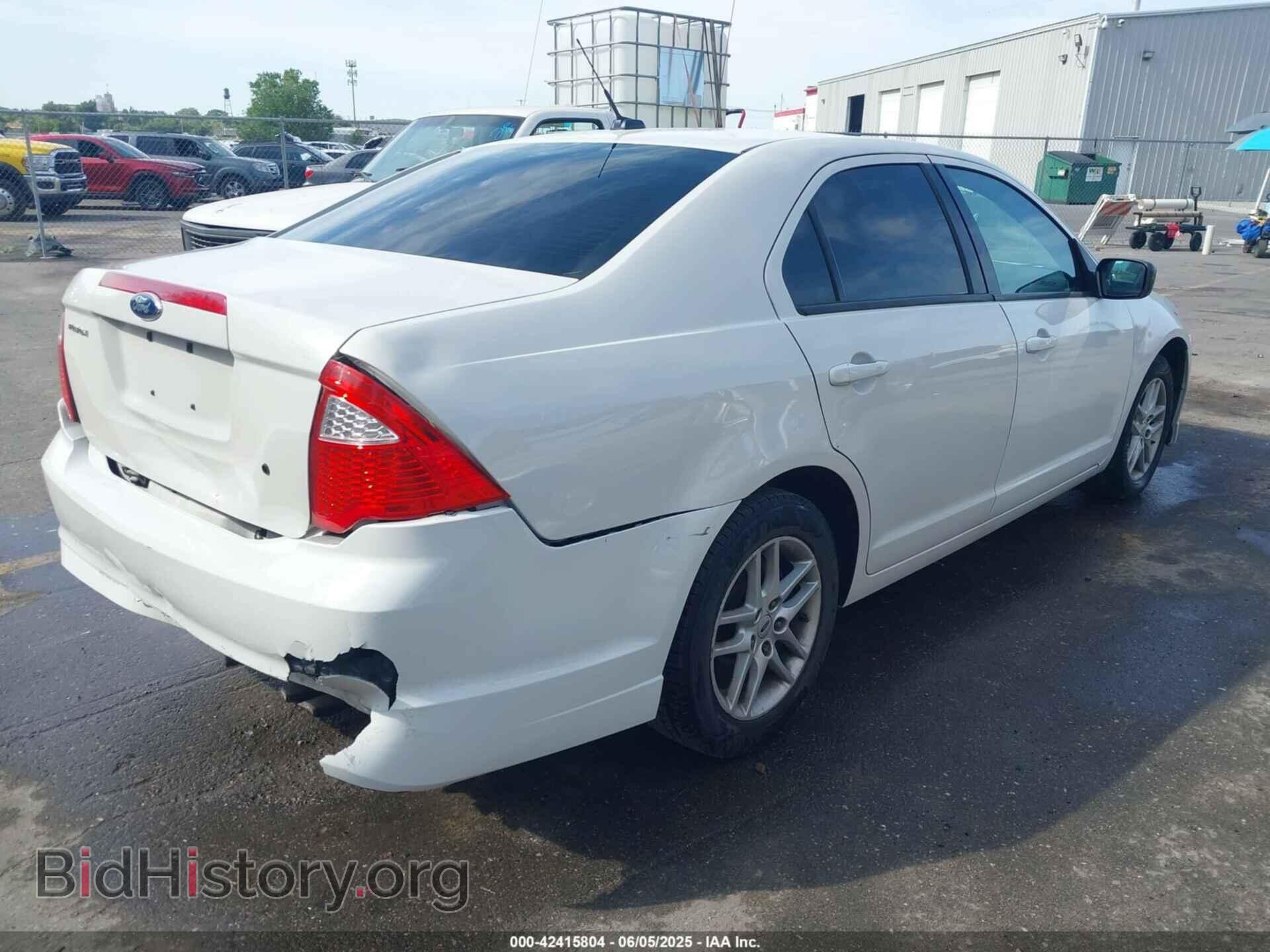 2012 FORD FUSION - VIN: 3FAHP0GA5CR322043 - Фото 4