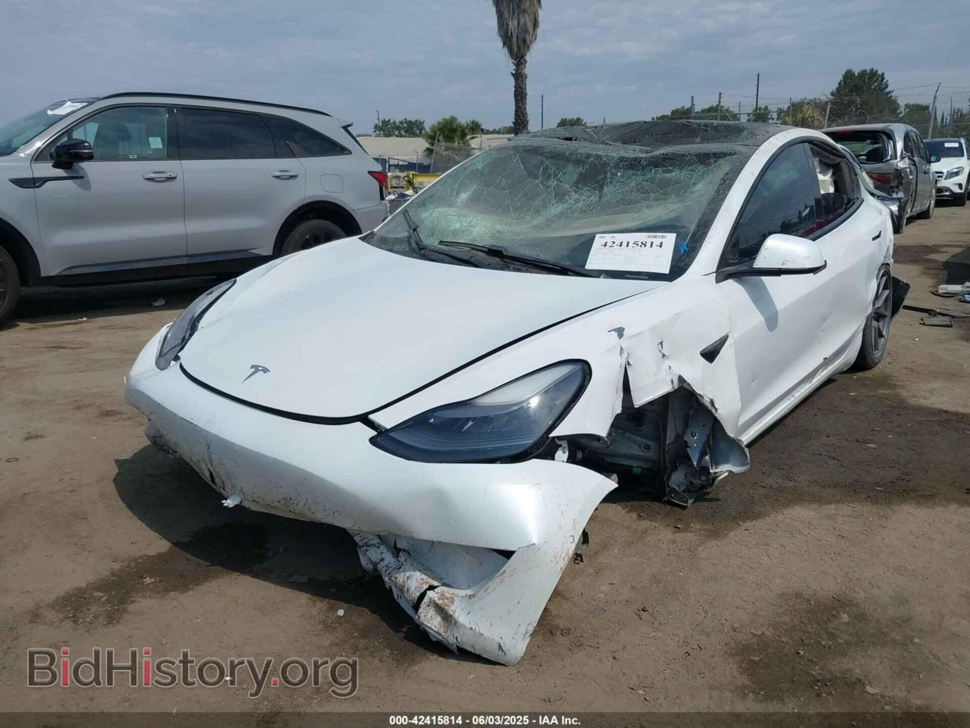 2021 TESLA MODEL 3 - VIN: 5YJ3E1EA3MF921206 - Фото 2