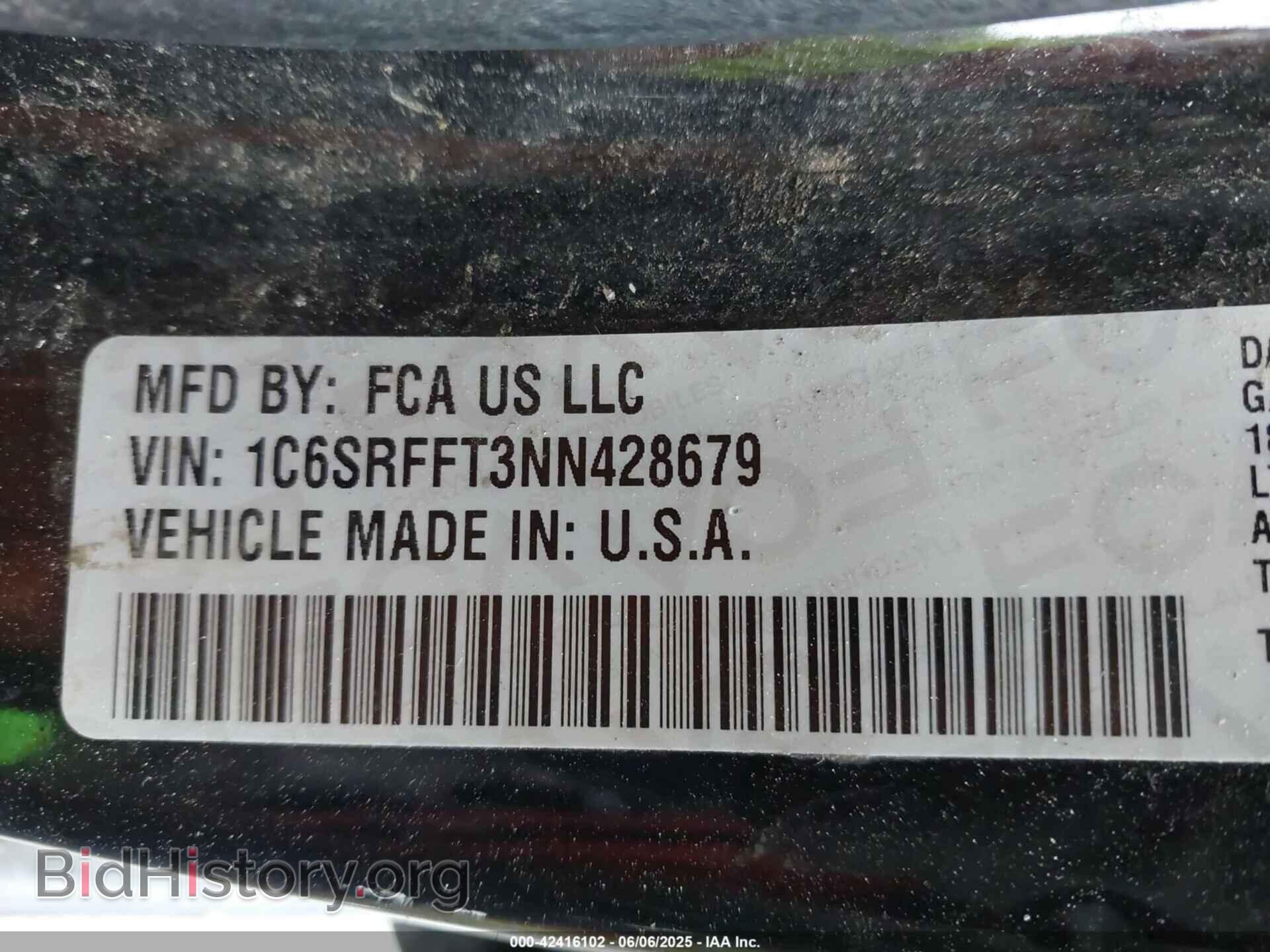 2022 RAM 1500 - VIN: 1C6SRFFT3NN428679 - Фото 9