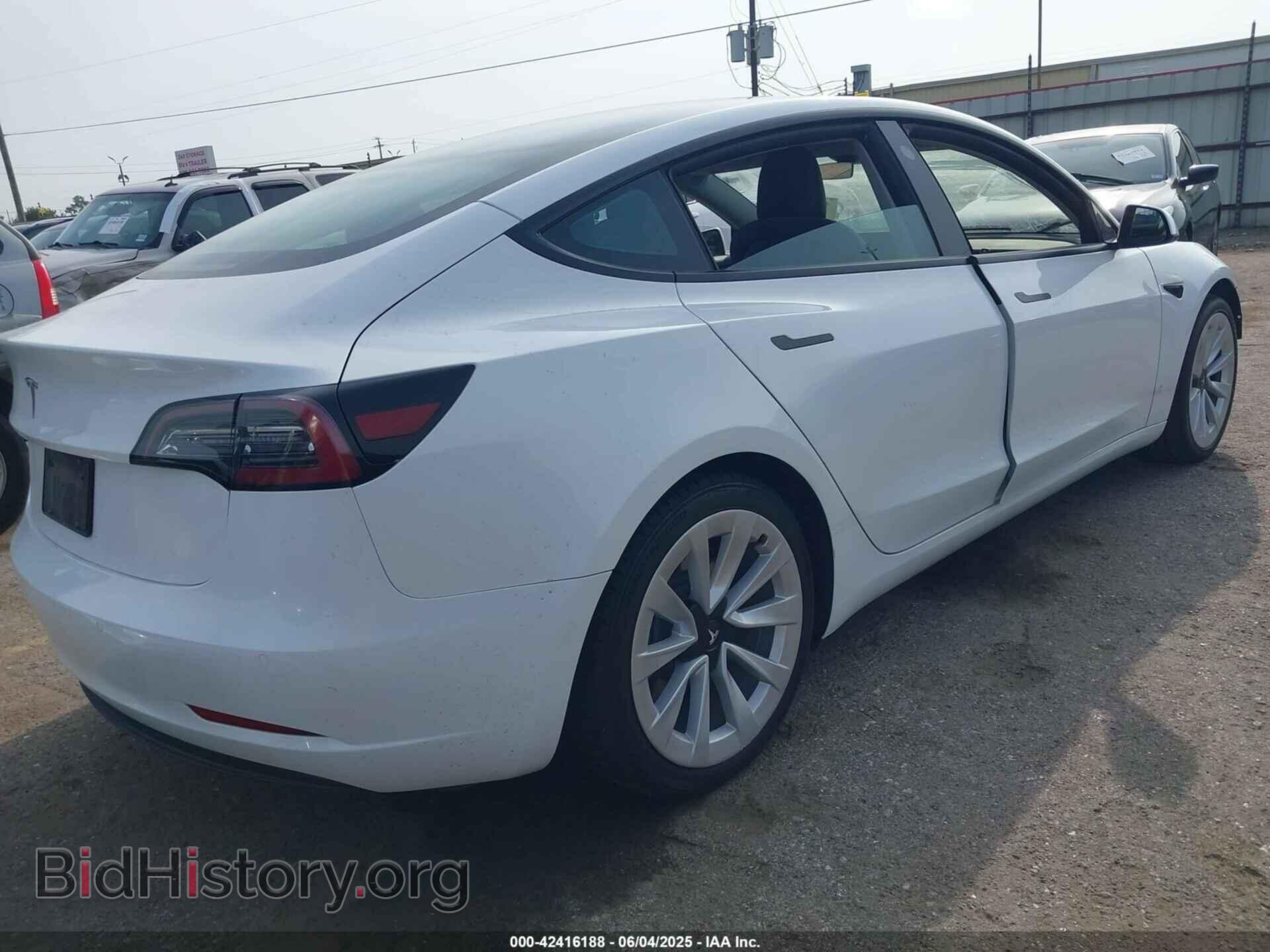 2022 TESLA MODEL 3 - VIN: 5YJ3E1EA2NF200652 - Фото 4