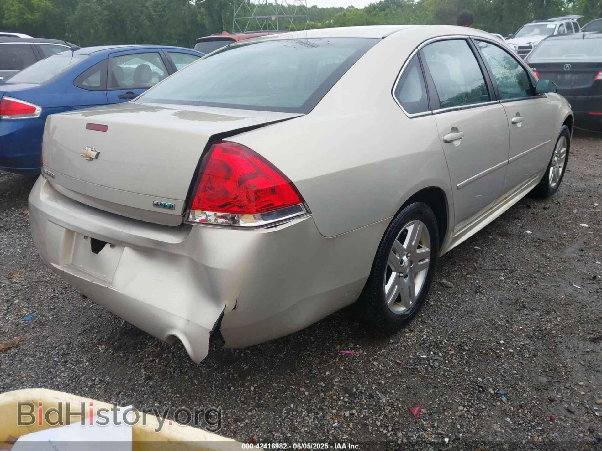 2012 CHEVROLET IMPALA - VIN: 2G1WF5E33C1216953 - Фото 4