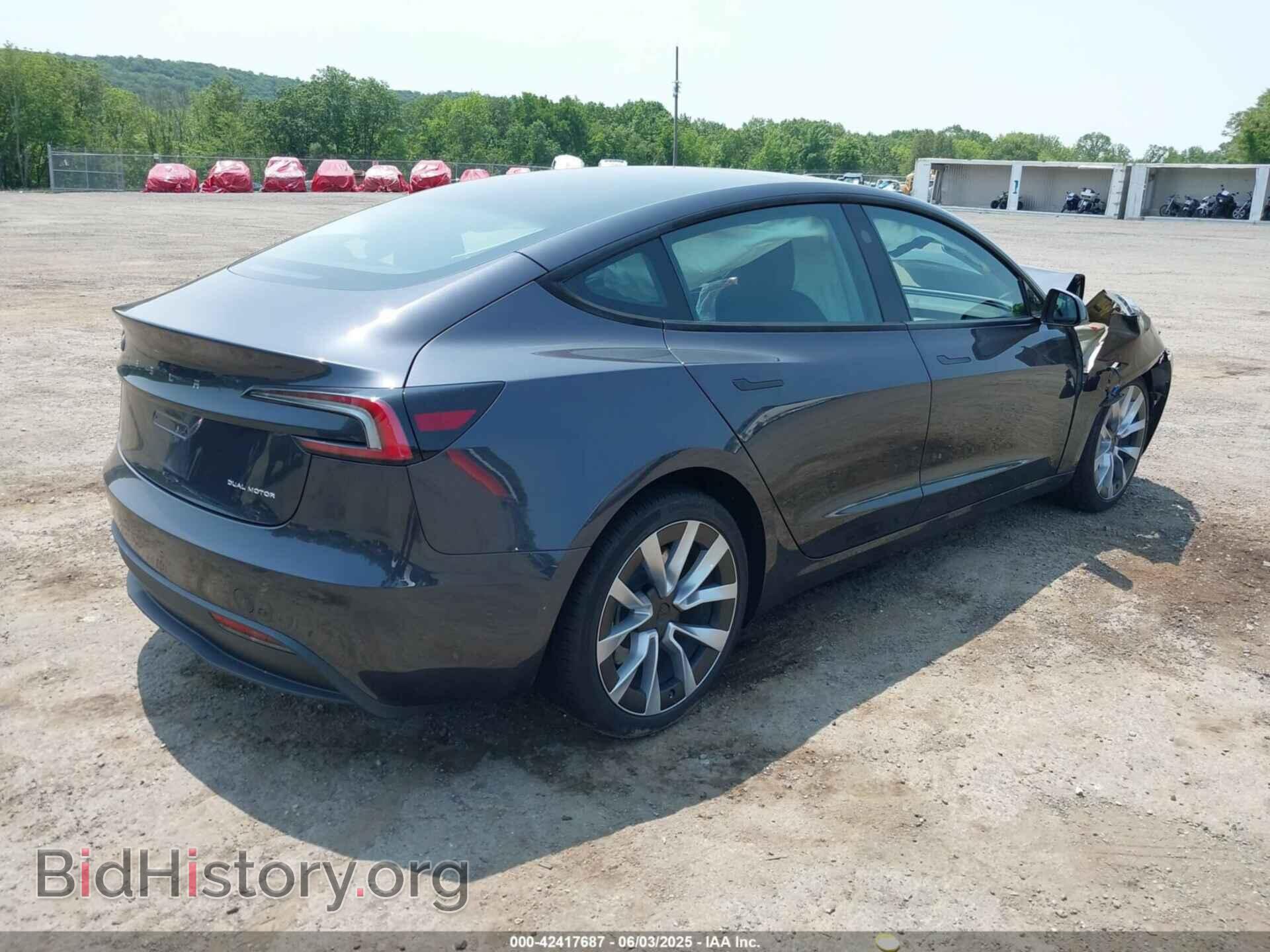 2024 TESLA MODEL 3 - VIN: 5YJ3E1EB0RF766260 - Фото 4