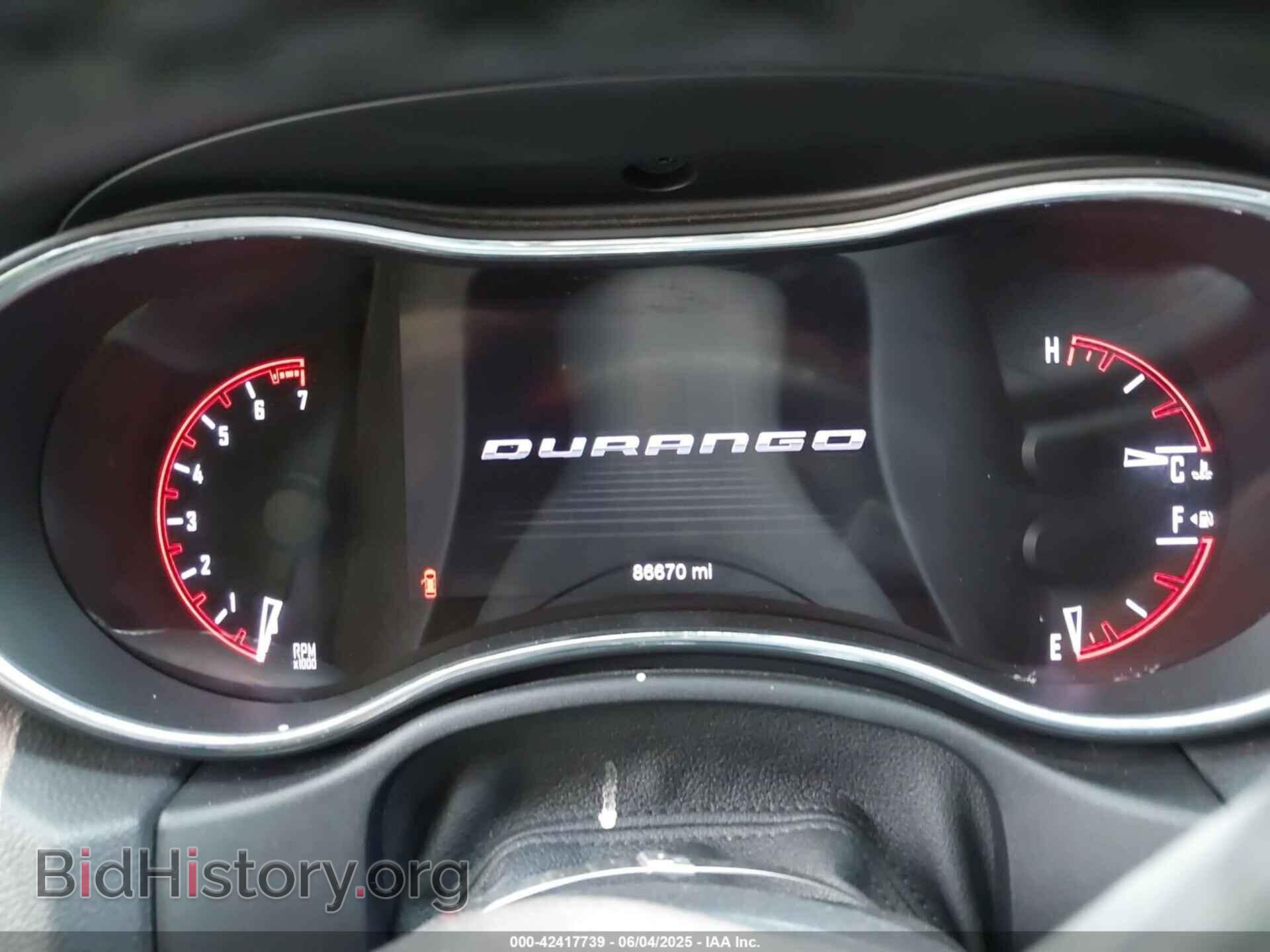 2017 DODGE DURANGO - VIN: 1C4RDJDG8HC917920 - Фото 7