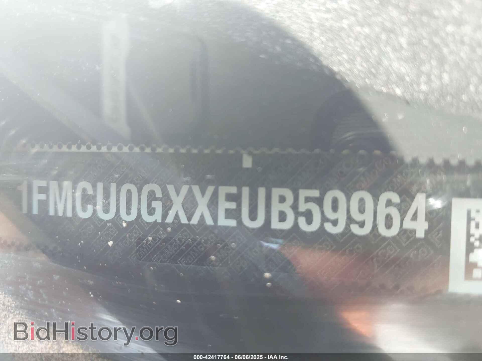 2014 FORD ESCAPE - VIN: 1FMCU0GXXEUB59964 - Фото 9