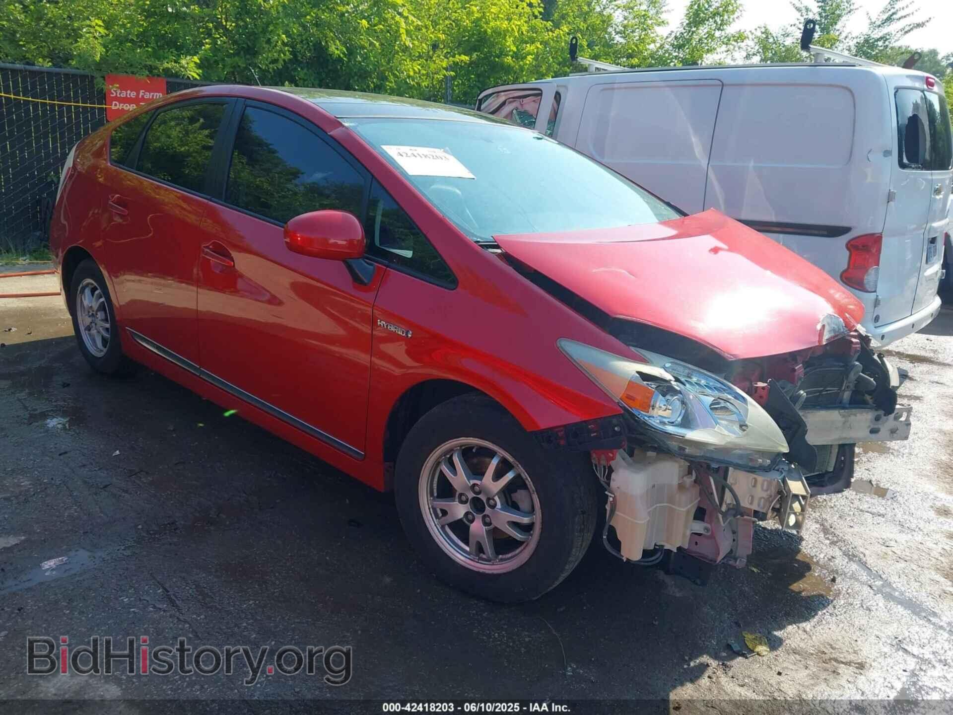 Фотография JTDKN3DU8A0219525 - TOYOTA PRIUS 2010