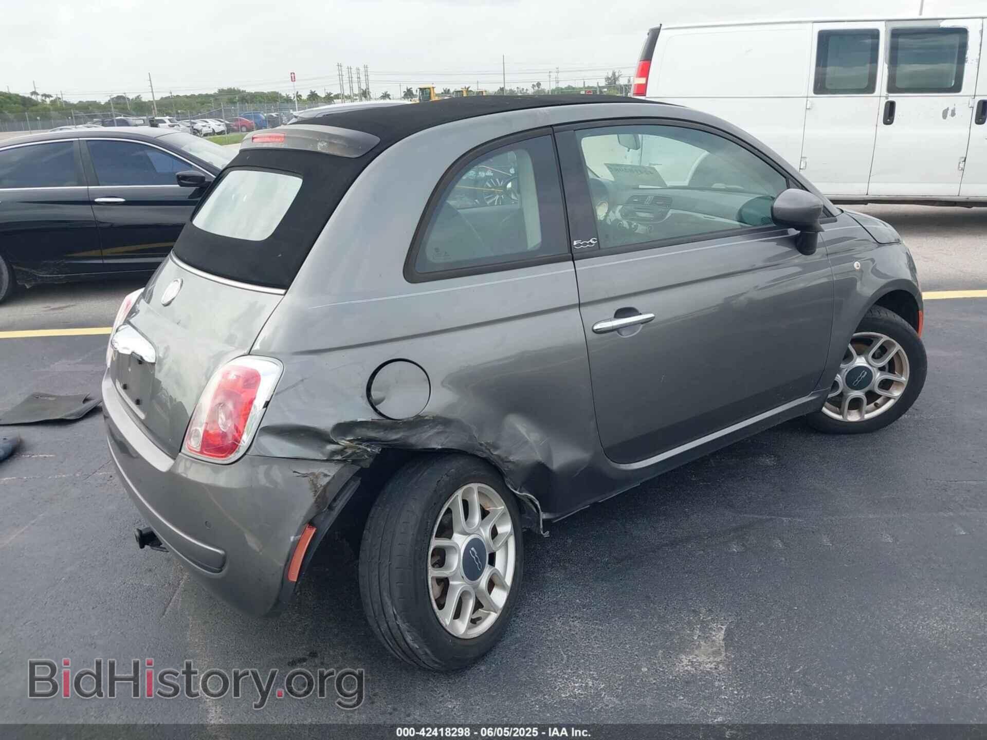 2012 FIAT 500C - VIN: 3C3CFFDR8CT385827 - Фото 4