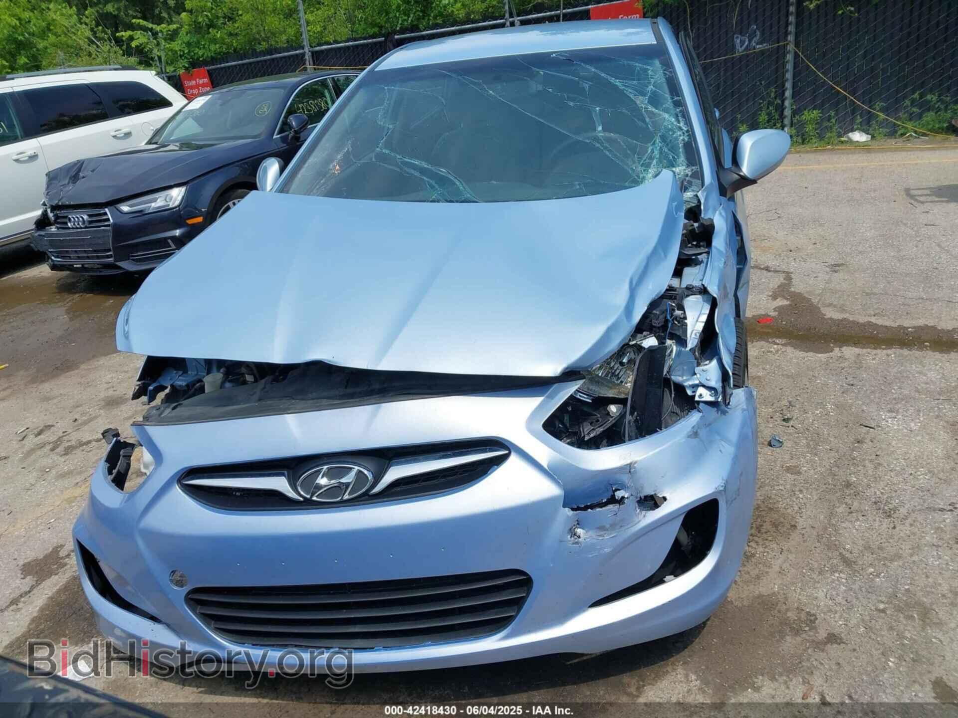 2012 HYUNDAI ACCENT - VIN: KMHCU5AE0CU023411 - Фото 6