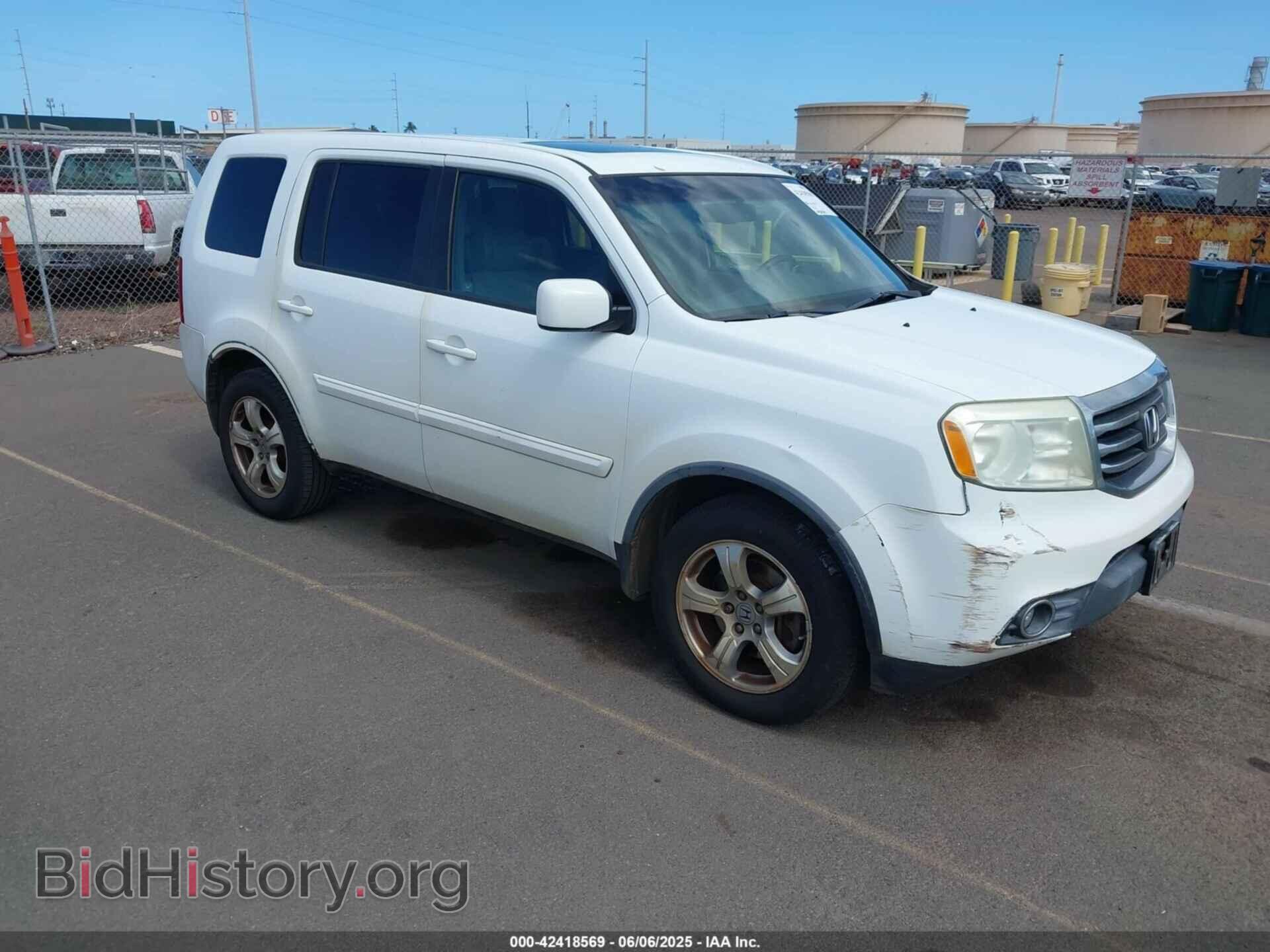 Фотография 5FNYF3H58CB038651 - HONDA PILOT 2012