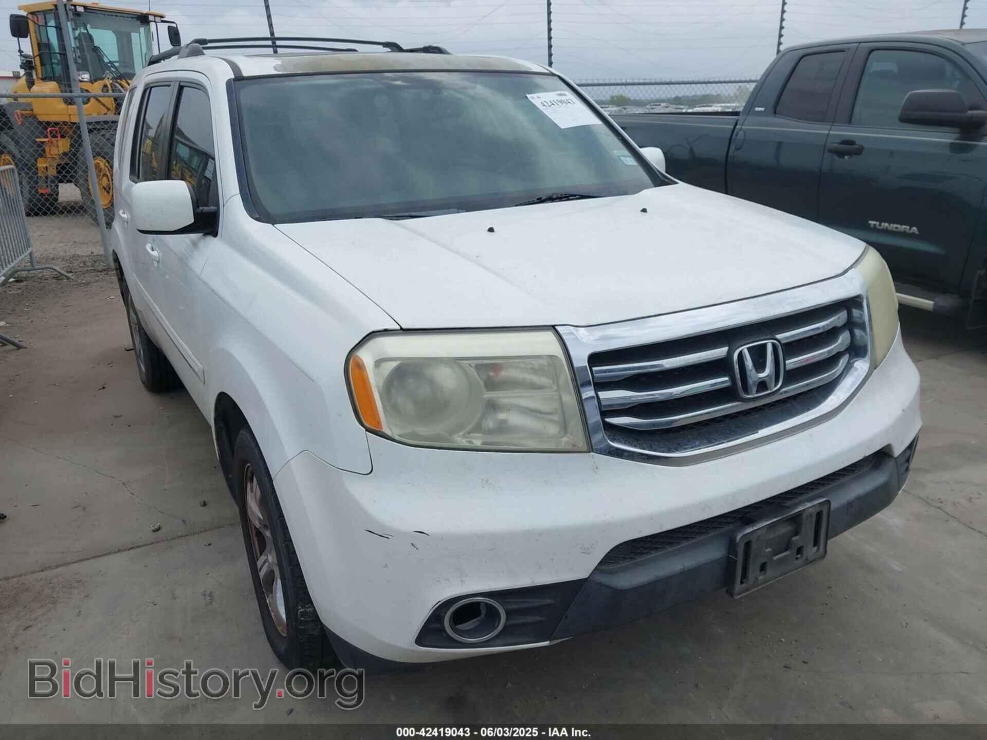 Фотография 5FNYF3H76DB003867 - HONDA PILOT 2013
