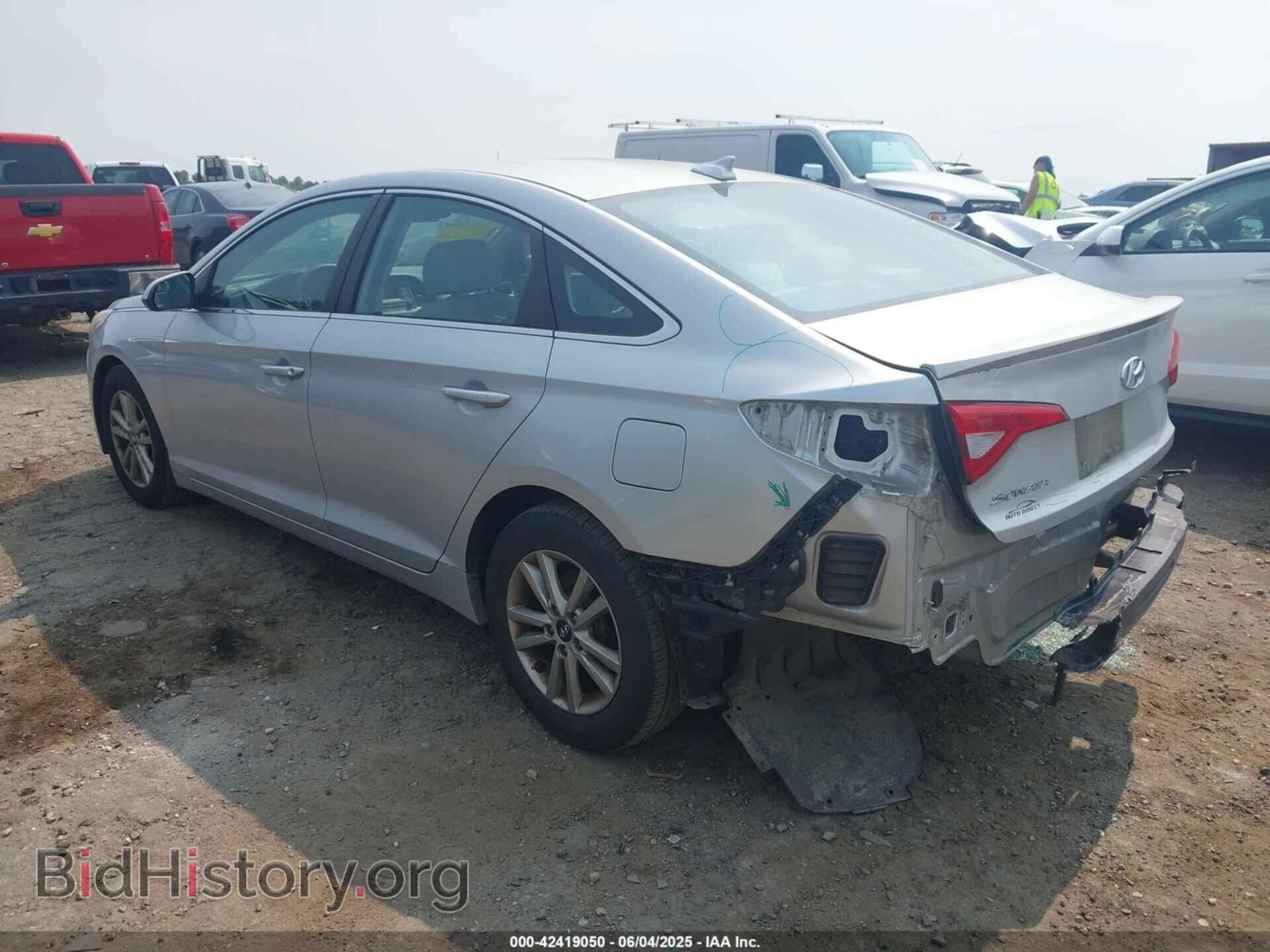2015 HYUNDAI SONATA - VIN: 5NPE24AF4FH005353 - Фото 3