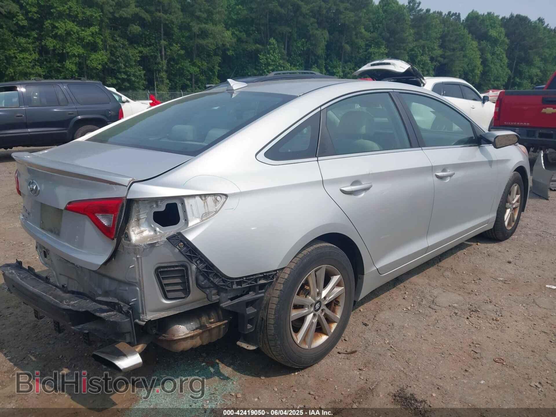 2015 HYUNDAI SONATA - VIN: 5NPE24AF4FH005353 - Фото 4
