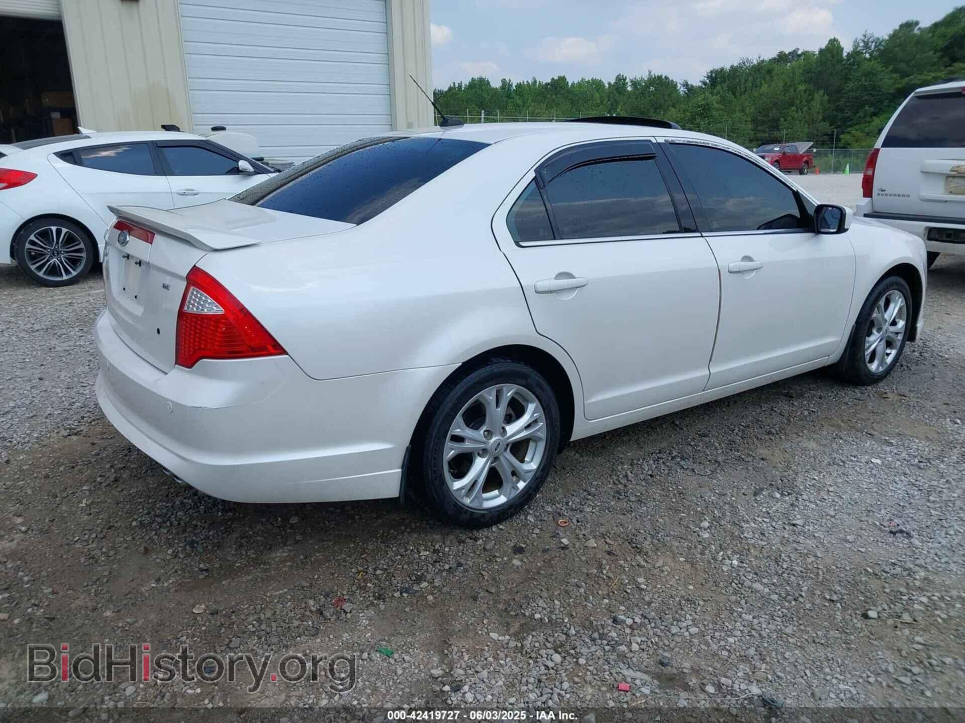 2012 FORD FUSION - VIN: 3FAHP0HA8CR242542 - Фото 4