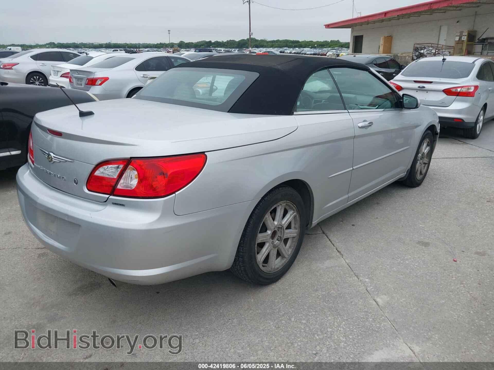 2008 CHRYSLER SEBRING - VIN: 1C3LC65M18N260963 - Фото 4