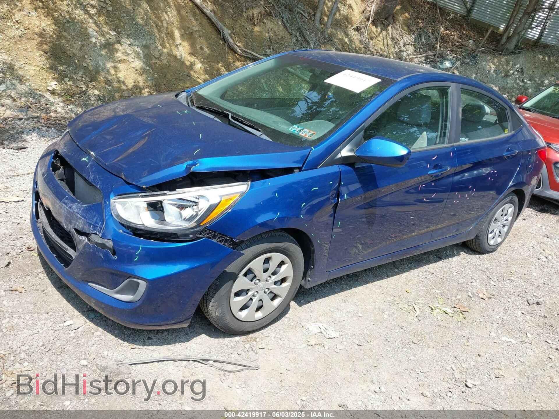 2017 HYUNDAI ACCENT - VIN: KMHCT4AEXH4309593 - Фото 2