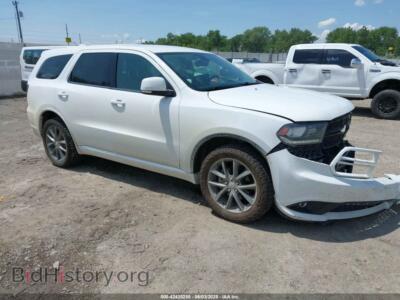 2017 Dodge DURANGO GT AWD, white — VIN 1C4RDJDG4HC870126, IAAI