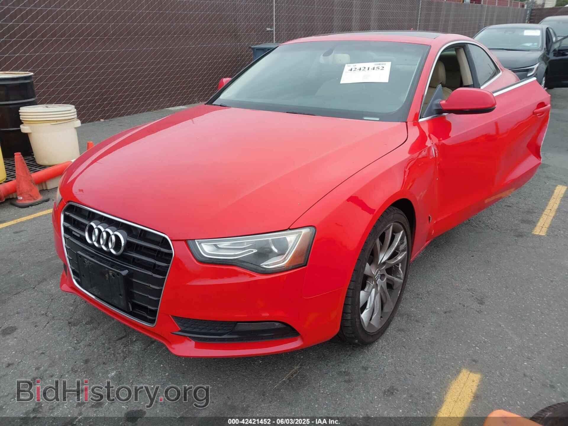 2013 AUDI A5 - VIN: WAULFAFR0DA016350 - Фото 2