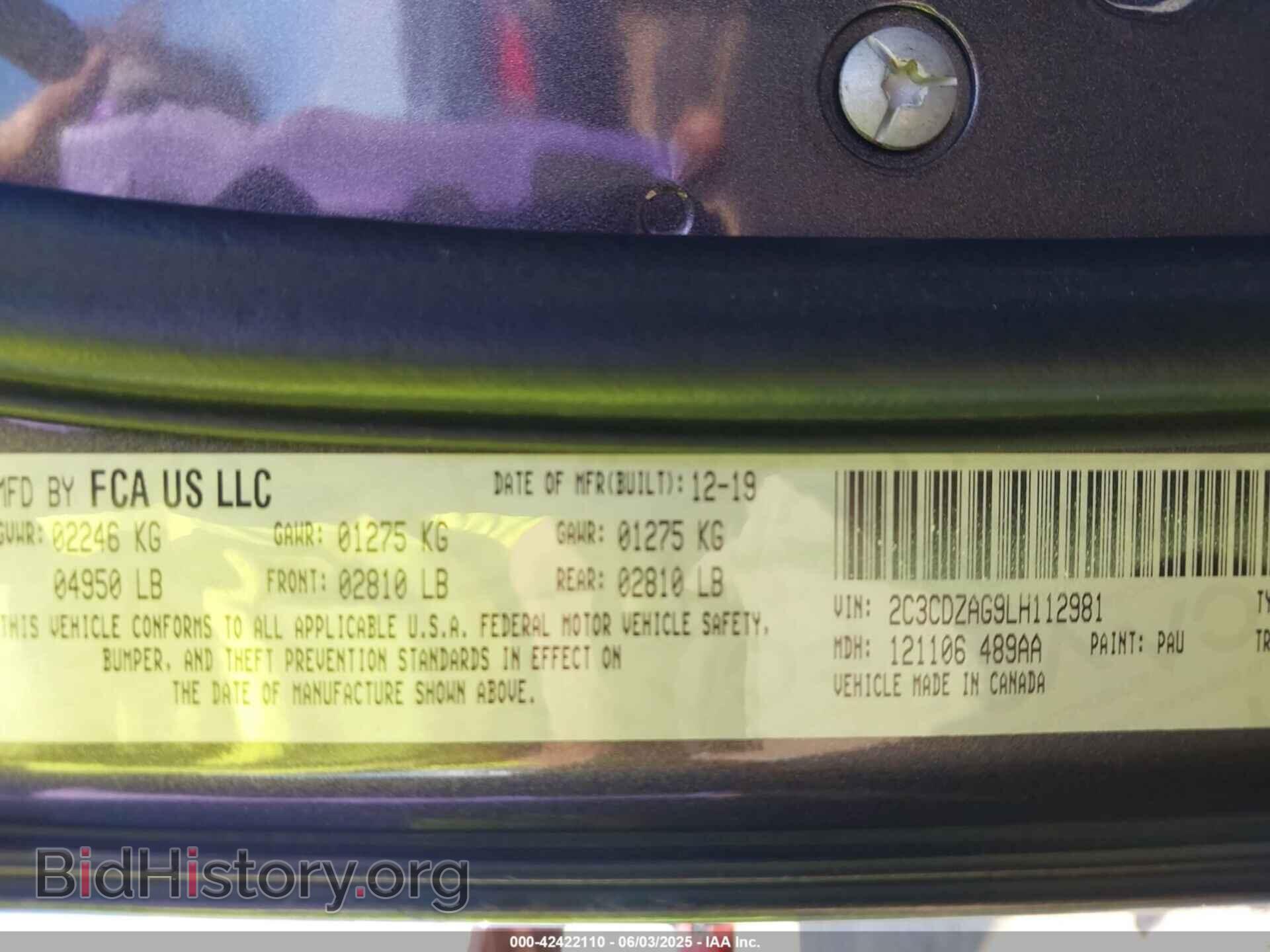 2020 DODGE CHALLENGER - VIN: 2C3CDZAG9LH112981 - Фото 9
