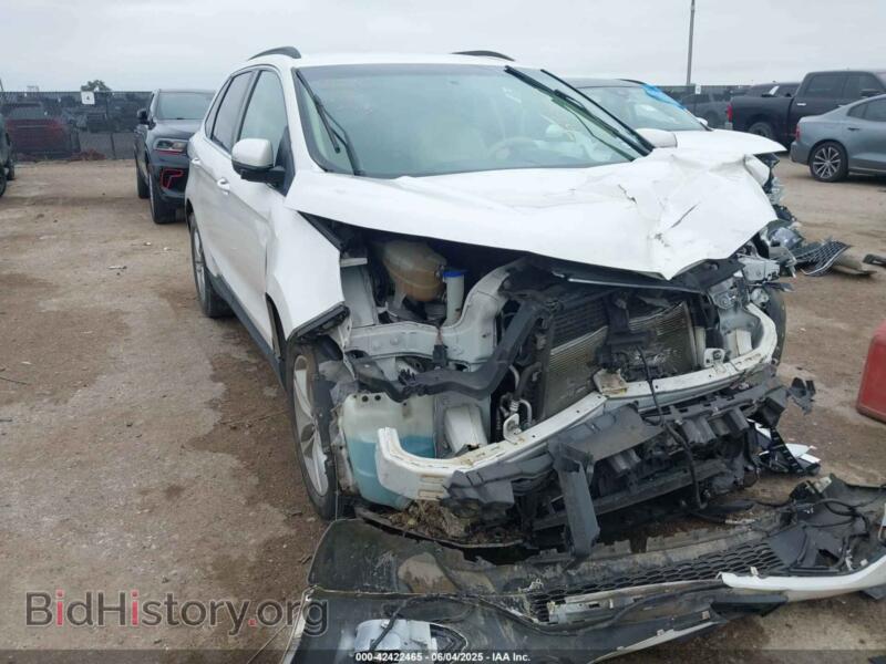 2015 Ford EDGE SEL (VIN 2FMTK3J85FBB30128) — photo 1 of 15, IAAI, damage: front end