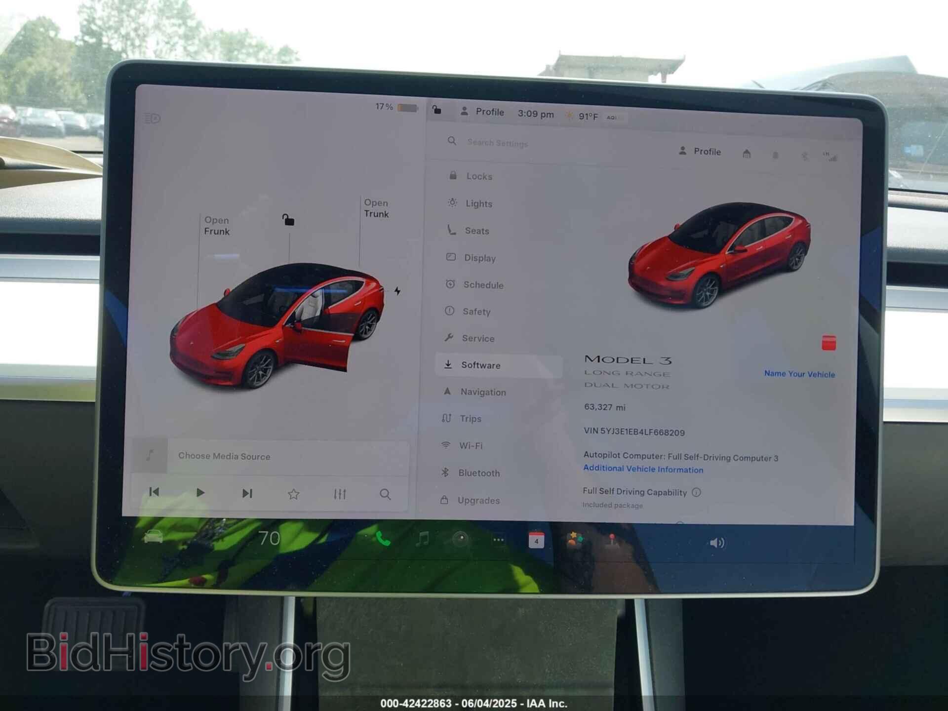 2020 TESLA MODEL 3 - VIN: 5YJ3E1EB4LF668209 - Фото 7
